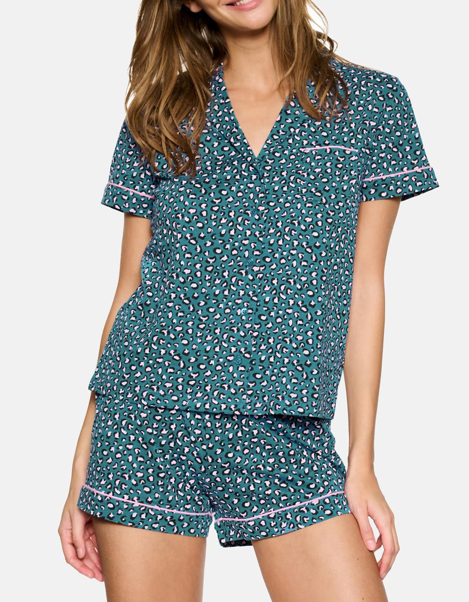 

Piżama Nia 39593-67X Turkusowa (Rozmiar XL)