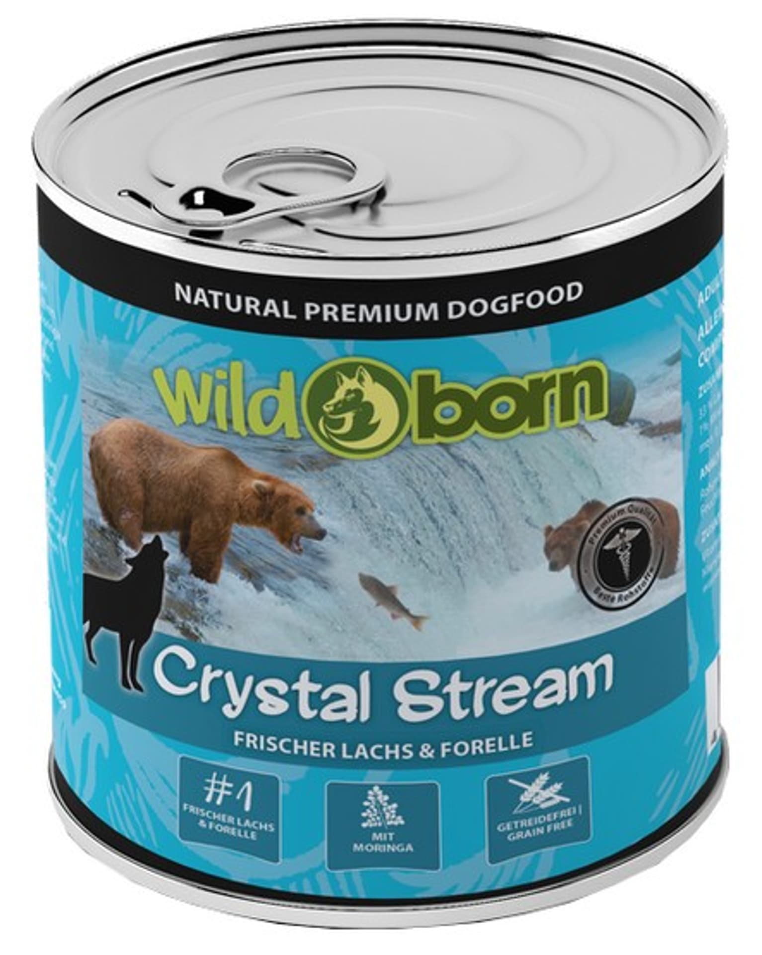 

Wildborn Crystal Stream pstrąg, łosoś puszka 800g