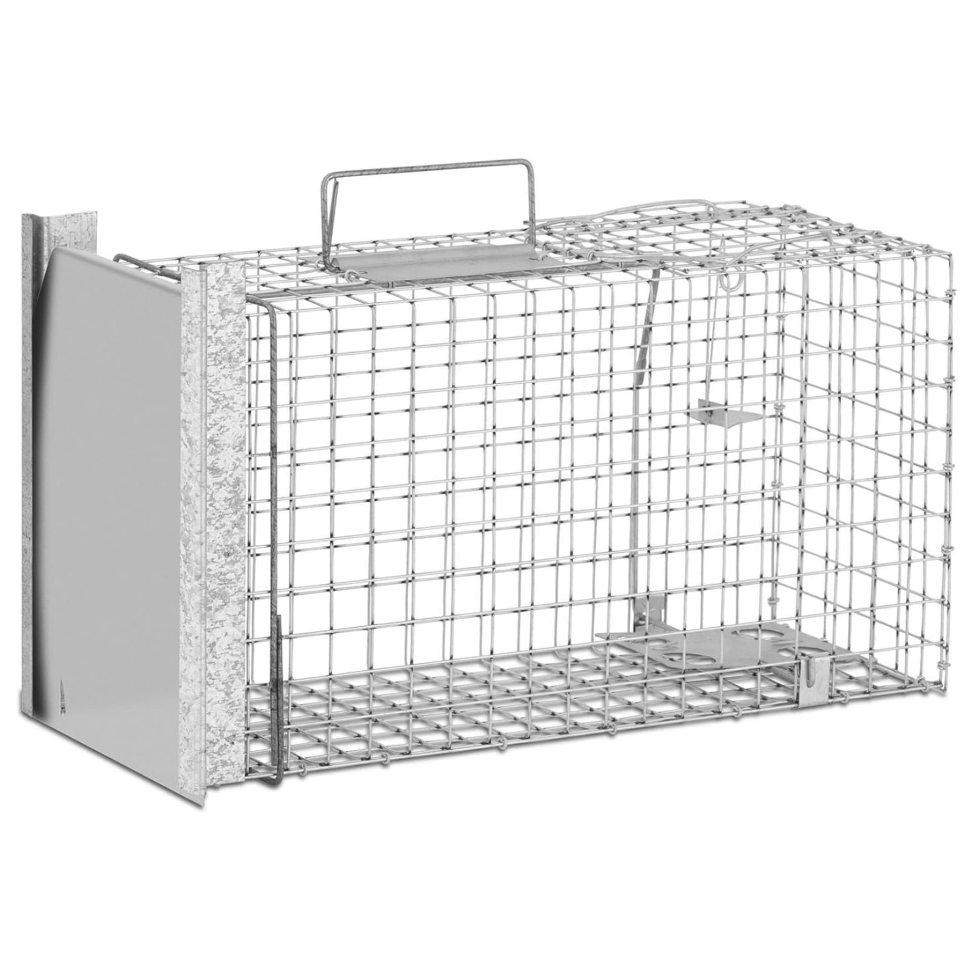 

Żywołapka pułapka łapka na szczury kuny zatrzaskowa jednostronna 500x200x270 mm ZESTAW