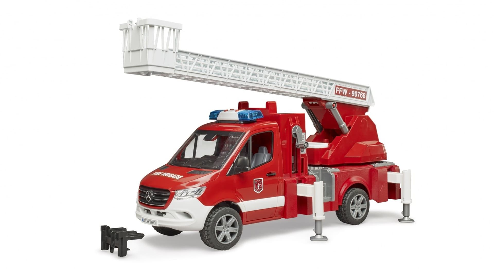 

Wóz strażacki Mercedes Benz Sprinter z drabiną i światłami