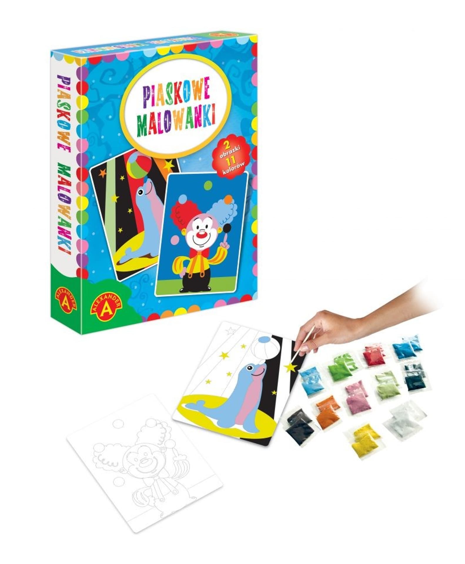 

Piaskowanie Malowanie Foka/Klaun