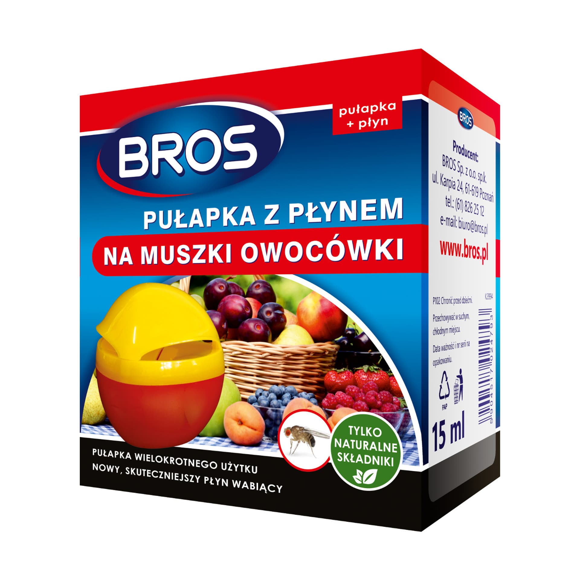 

PUŁAPKA Z PŁYNEM NA MUSZKI OWOCÓWKI