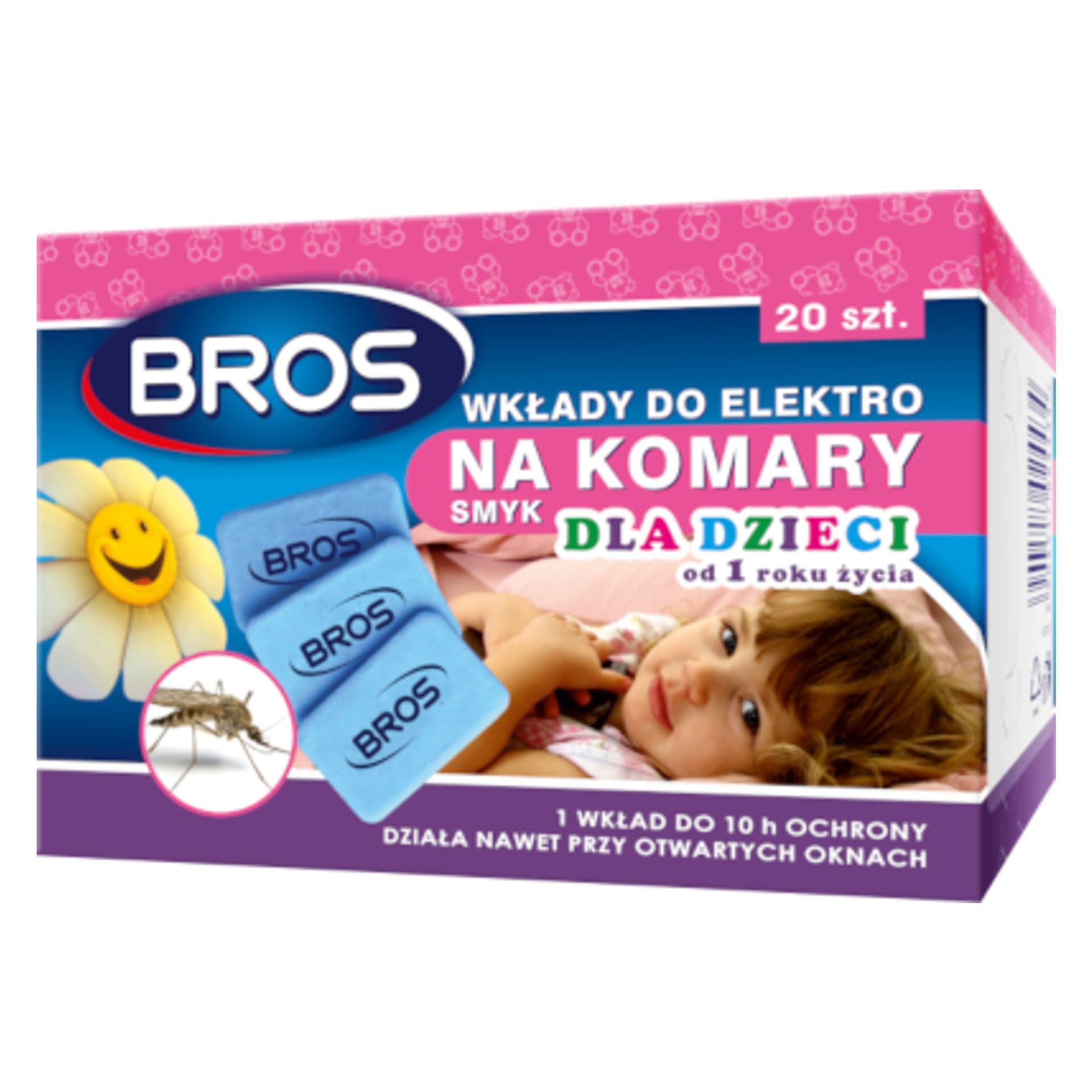 

Wkłady do elektro na komary Bros Smyk 20 sztuk