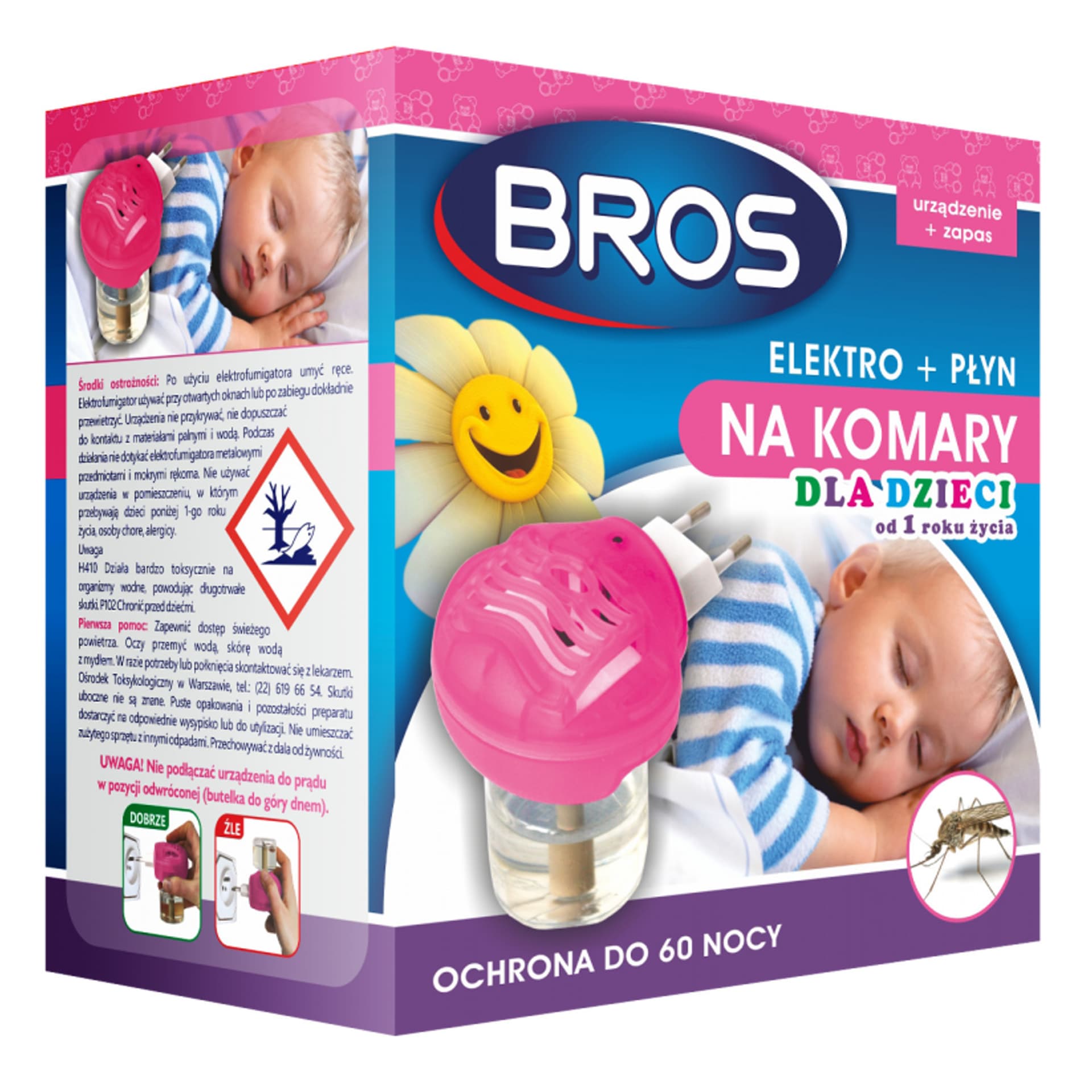 

BROS elektro + płyn na komary Dla dzieci Bros 453