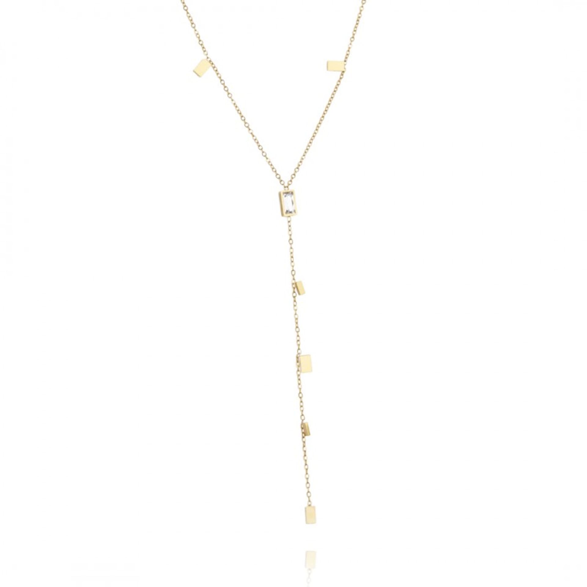

Naszyjnik stal chirurgiczna pozłacana 14k gold NST1395