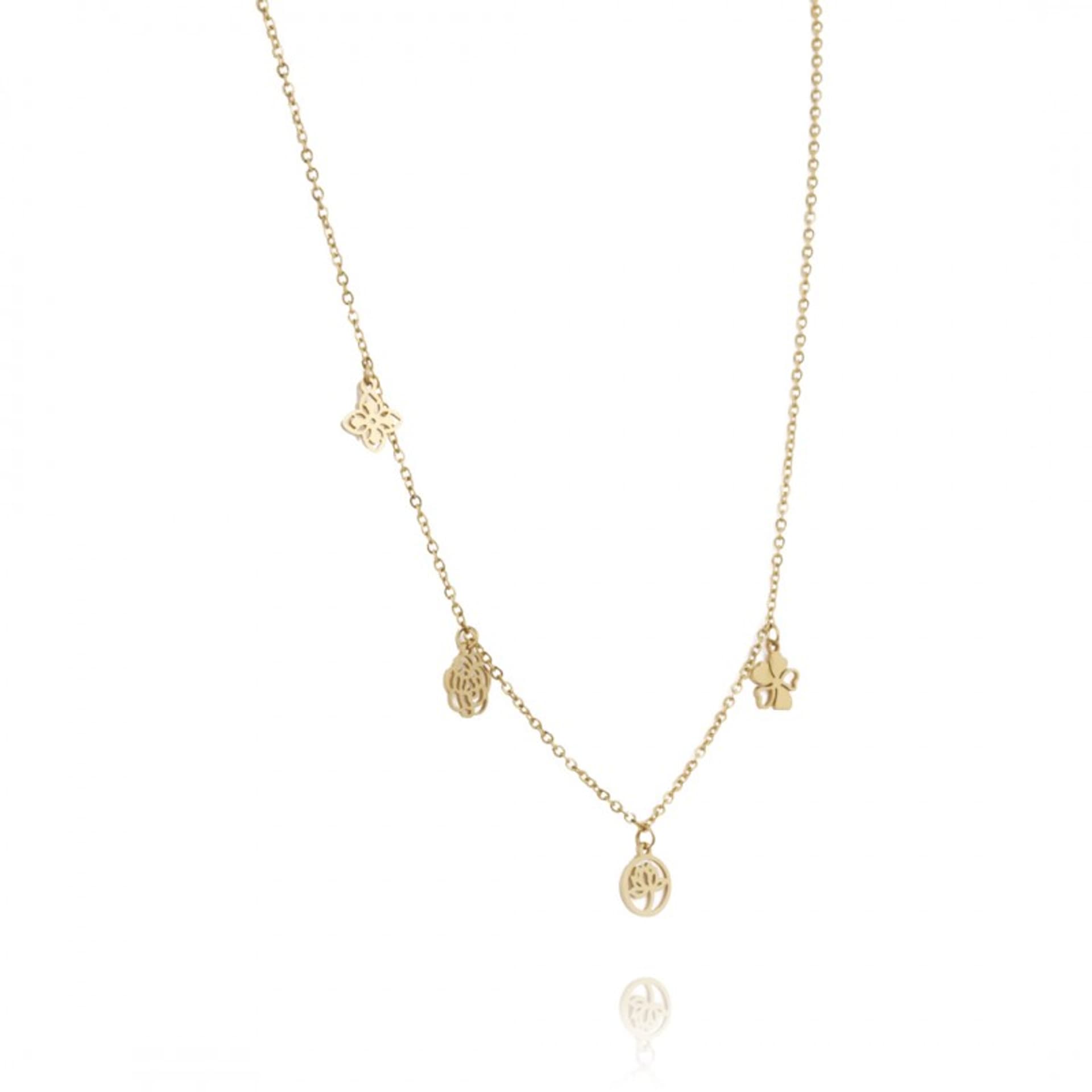

Naszyjnik stal chirurgiczna pozłacana 14k gold NST1396