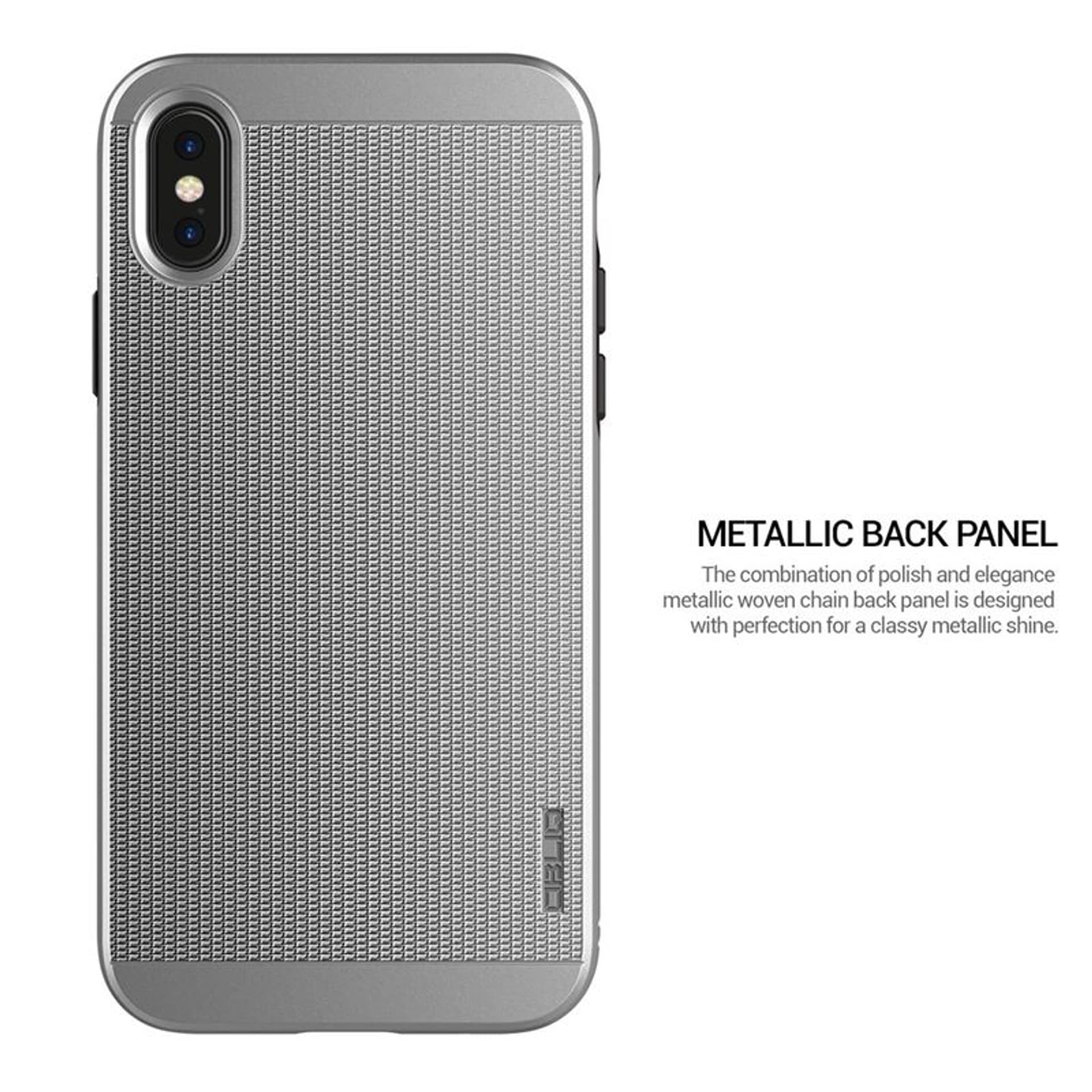 

Obliq Slim Meta - Etui iPhone Xs / X (Satin Silver)