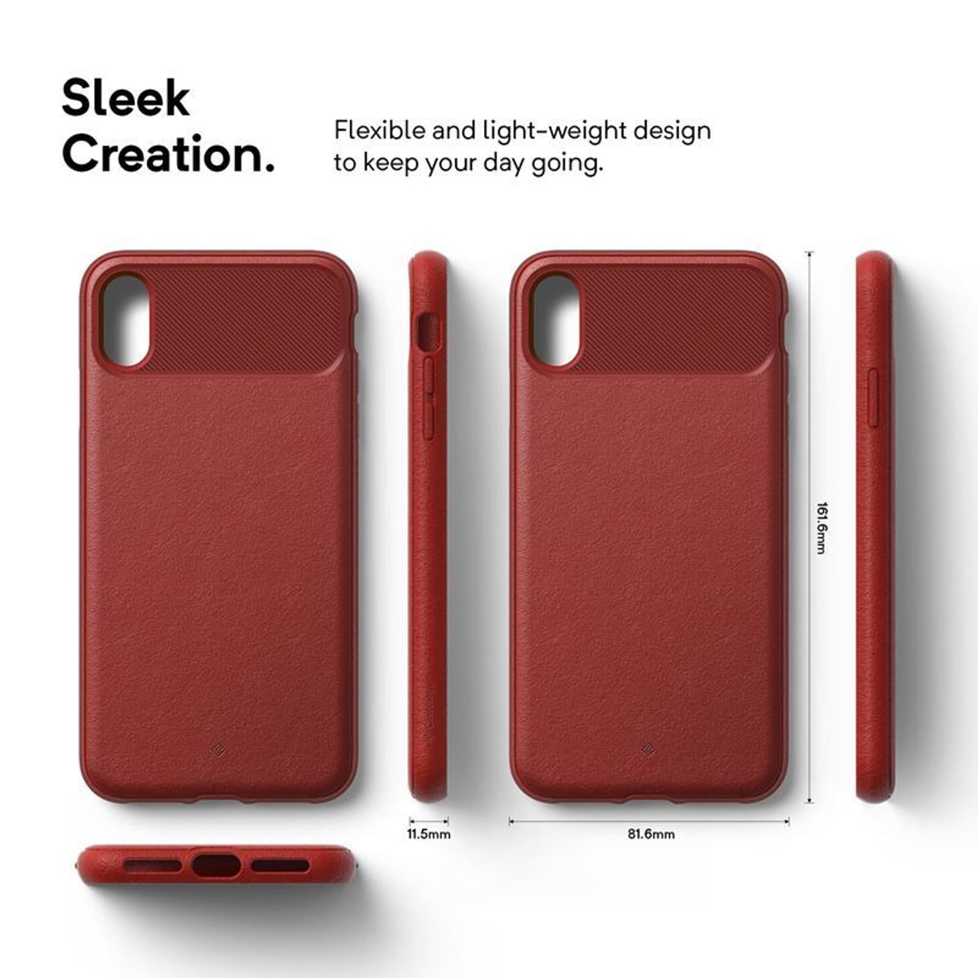 

Caseology Vault Case - Etui iPhone Xs Max (Red)