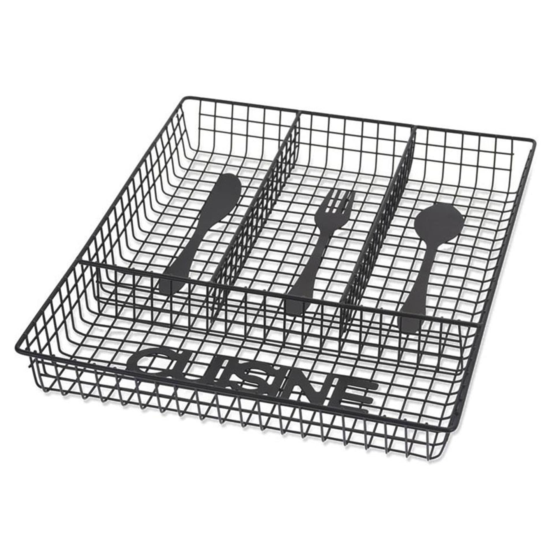 

Organizer na sztućce Cuisine czarny Loft