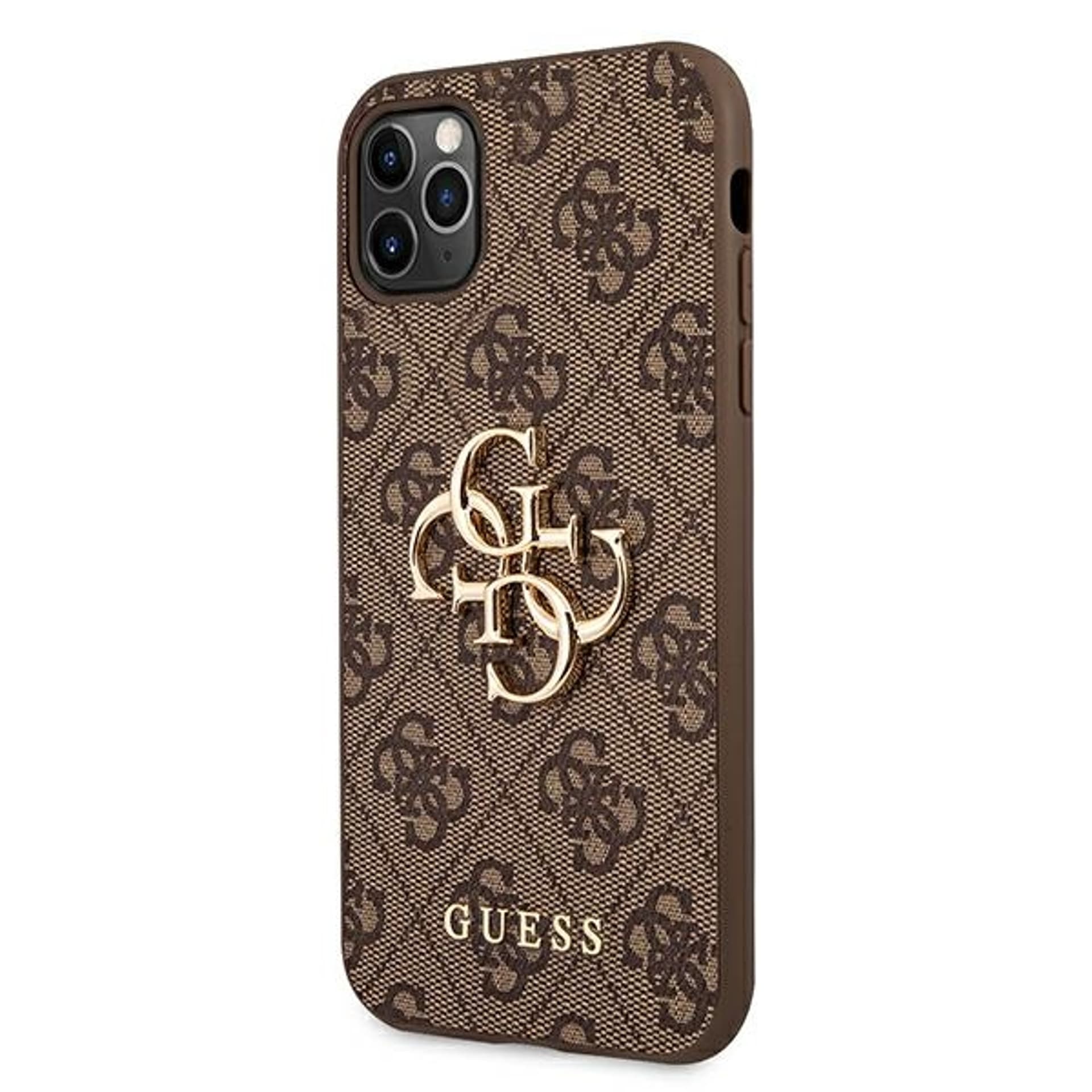 

Guess GUHCN654GMGBR iPhone 11 Pro Max brązowy/brown hardcase 4G Big Metal Logo