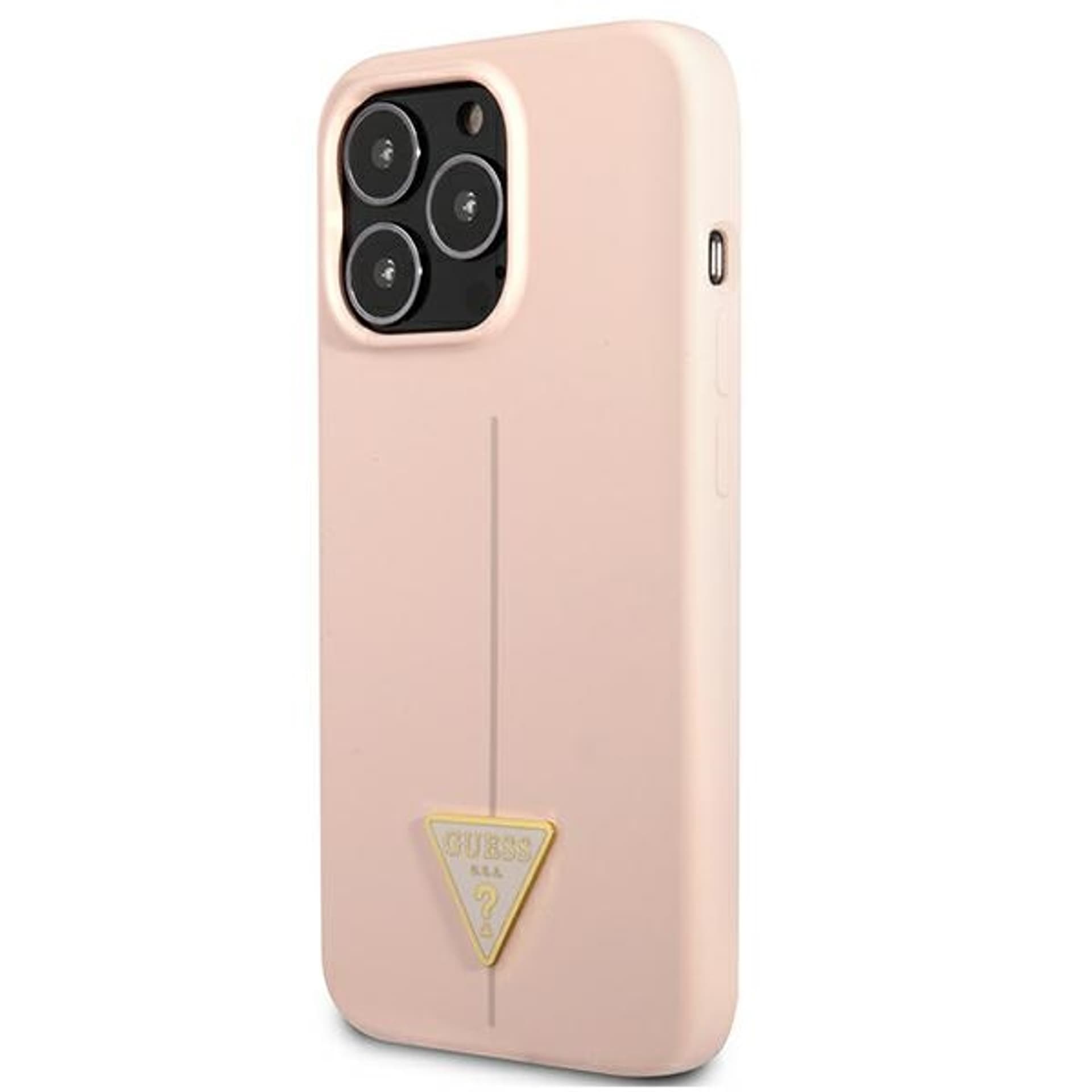 

Guess GUHCP13LSLTGP iPhone 13 Pro / 13 6,1" różowy/pink hardcase Silicone Triangle