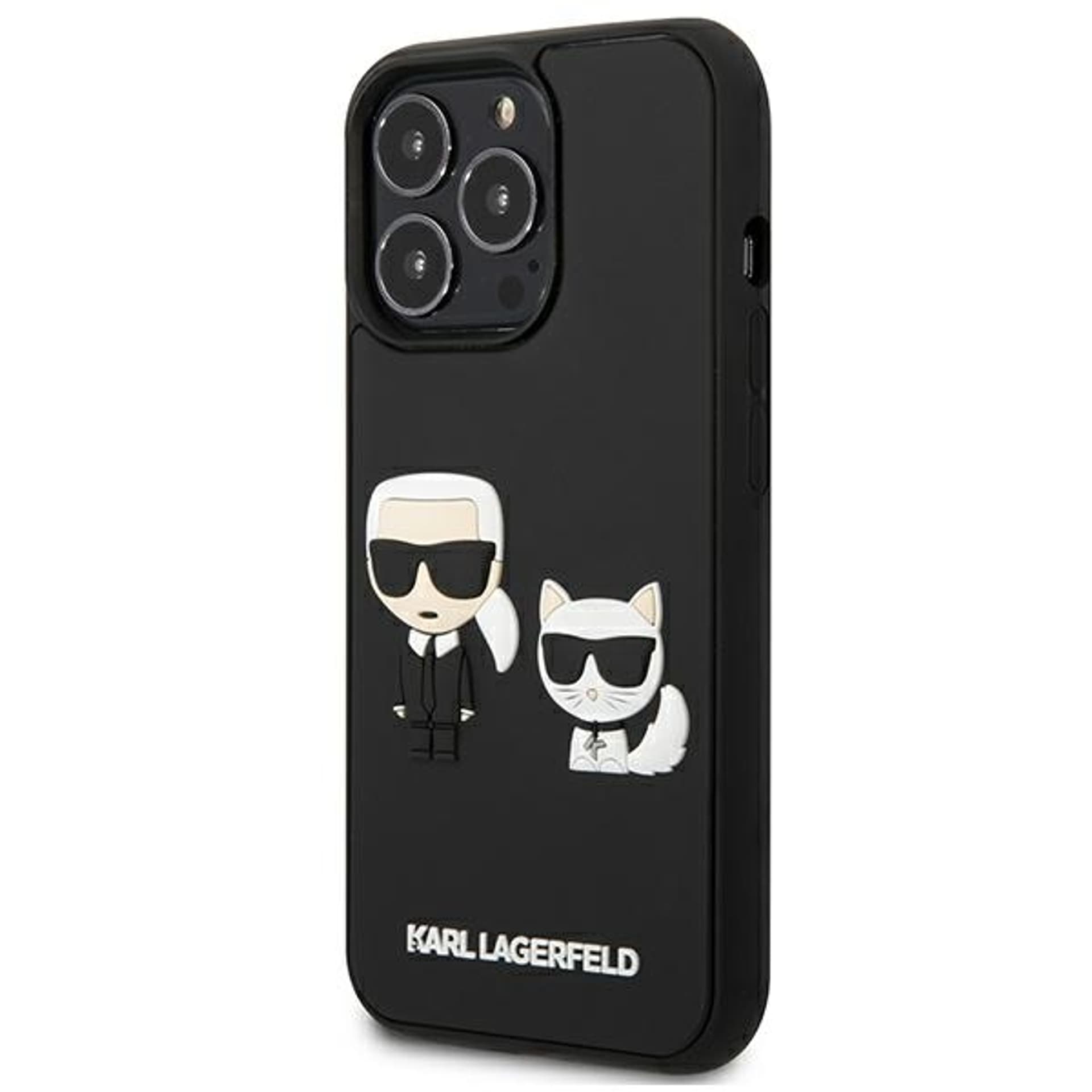 

Karl Lagerfeld KLHCP13X3DRKCK iPhone 13 Pro Max 6,7" czarny/black hardcase Karl&Choupette Ikonik 3D