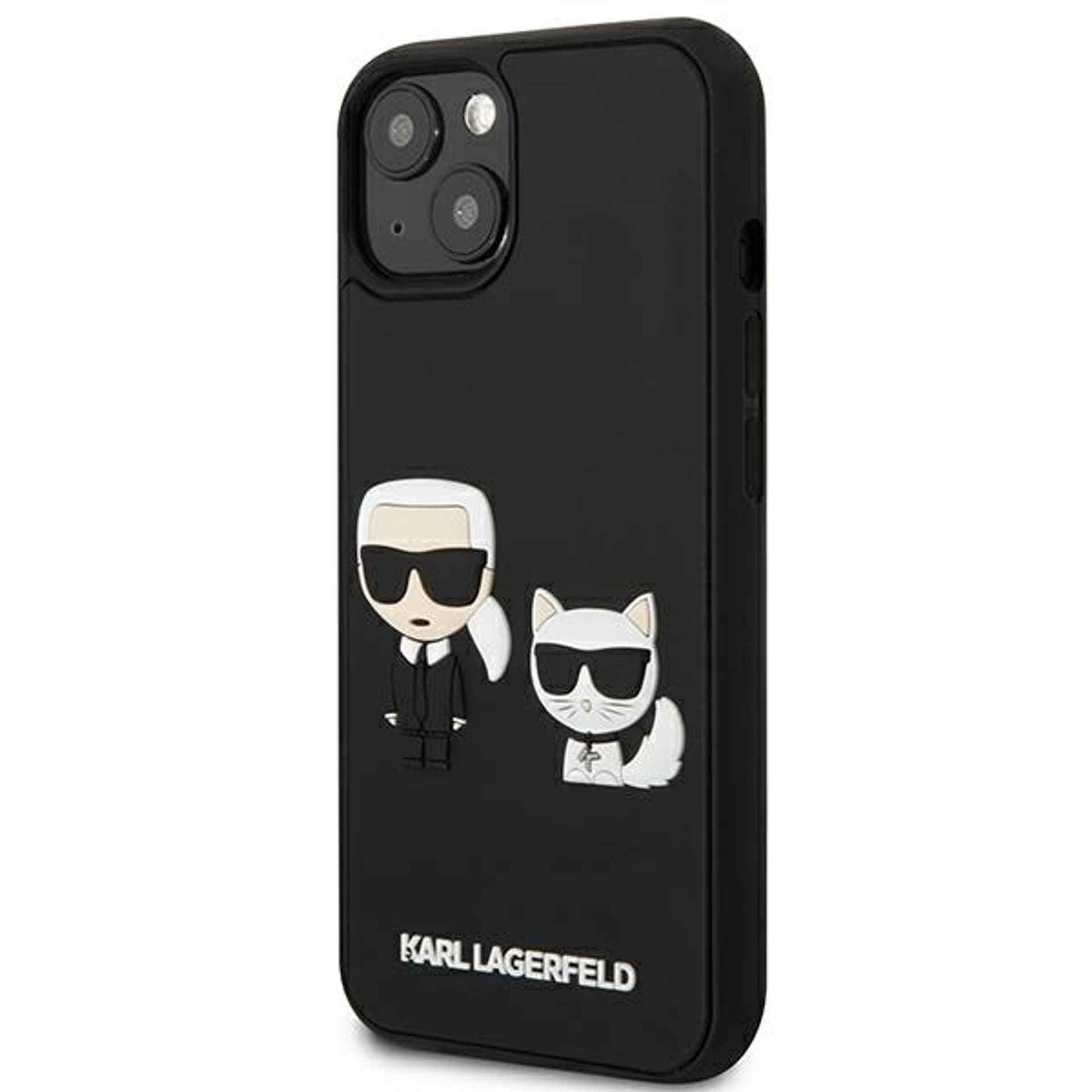 

Karl Lagerfeld KLHCP13S3DRKCK iPhone 13 mini 5,4" czarny/black hardcase Karl&Choupette Ikonik 3D