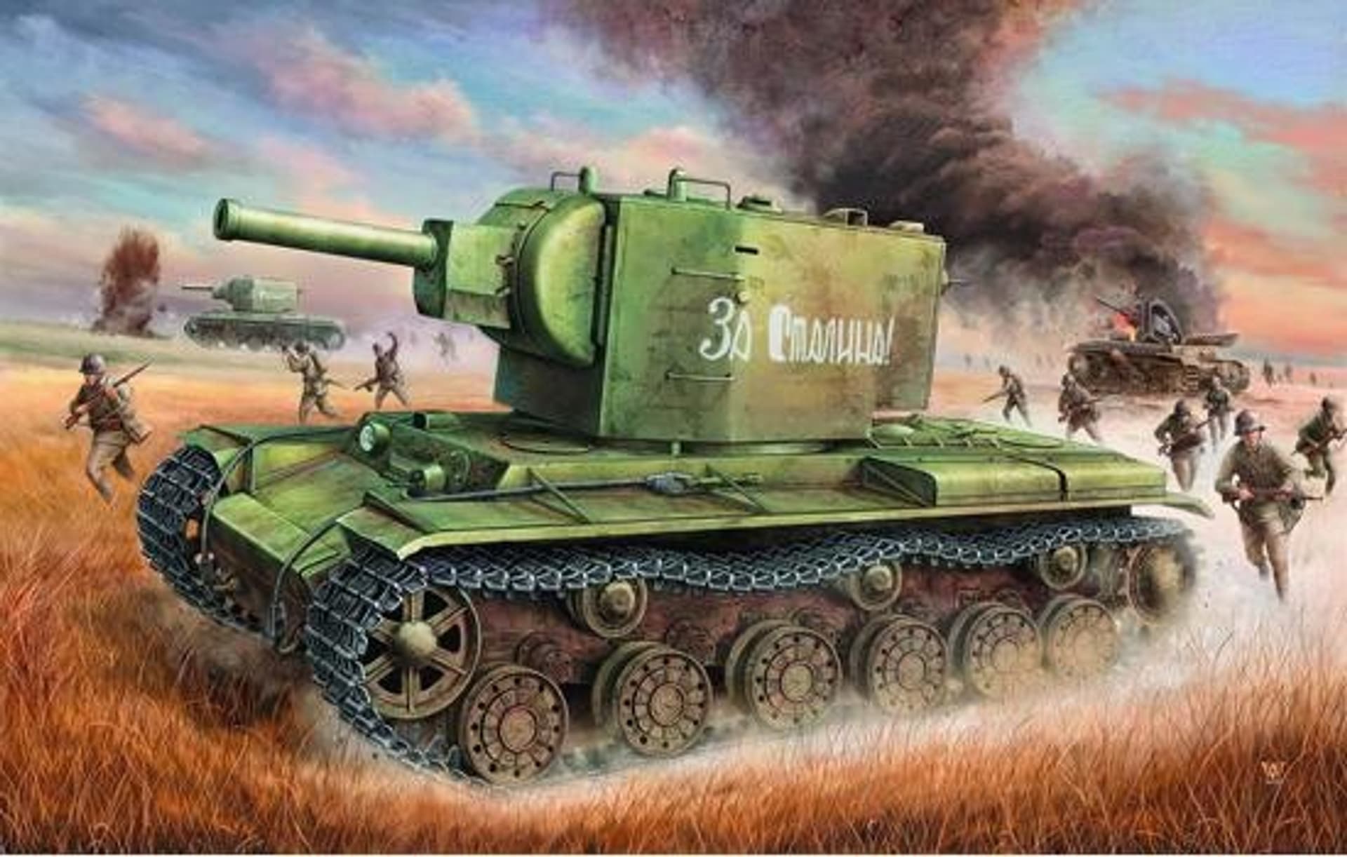 

TRUMPETER Russia KV-2 Ta nk