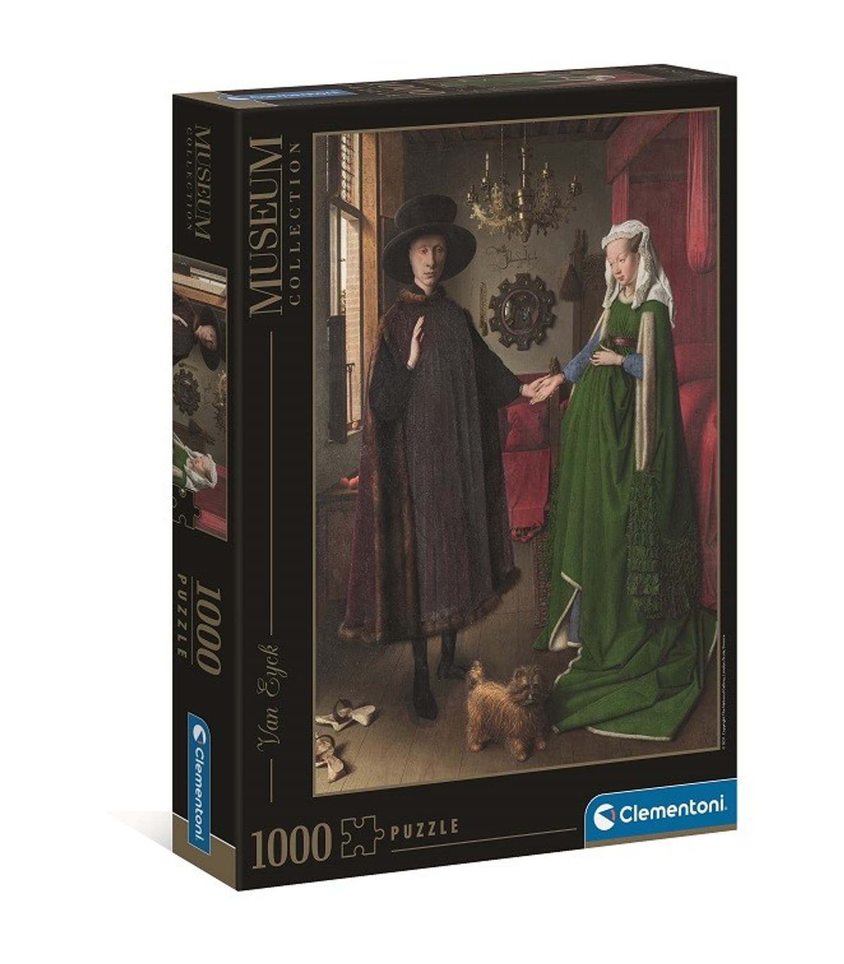 

Puzzle 1000 elementów Museum, Van Eyck The Arnolfini Portrait