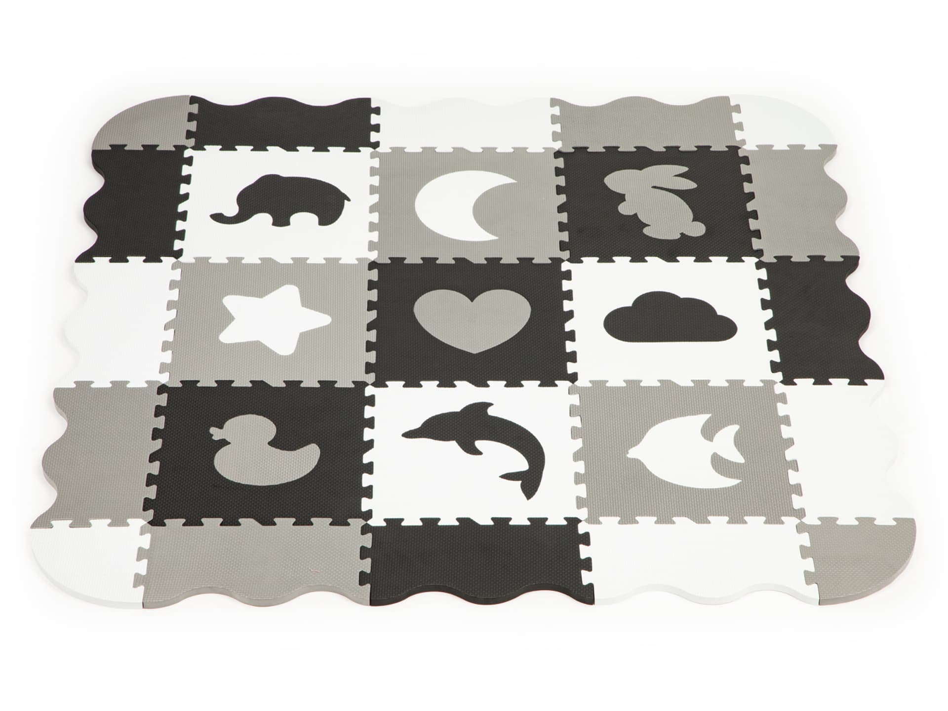 

Mata piankowa z płotkiem puzzle suchy basen 25el ECOTOYS