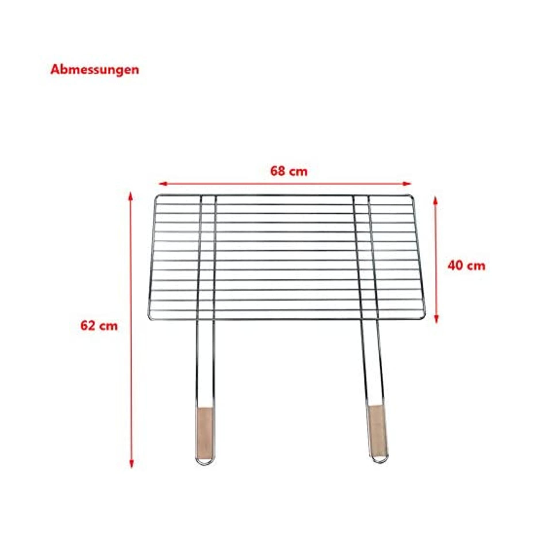 

Ruszt grillowy 68x40cm Master Grill MG254