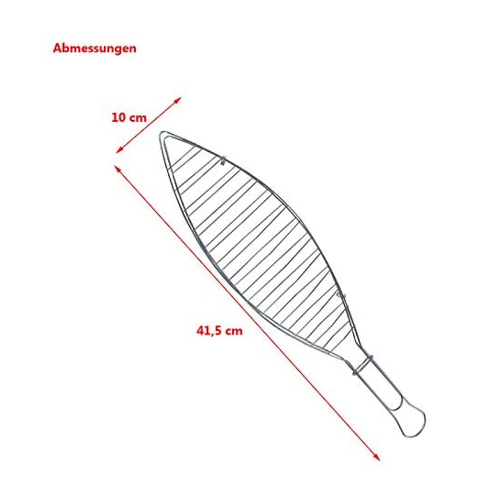

Ruszt do pieczenia ryb 41cm Master Grill MG147