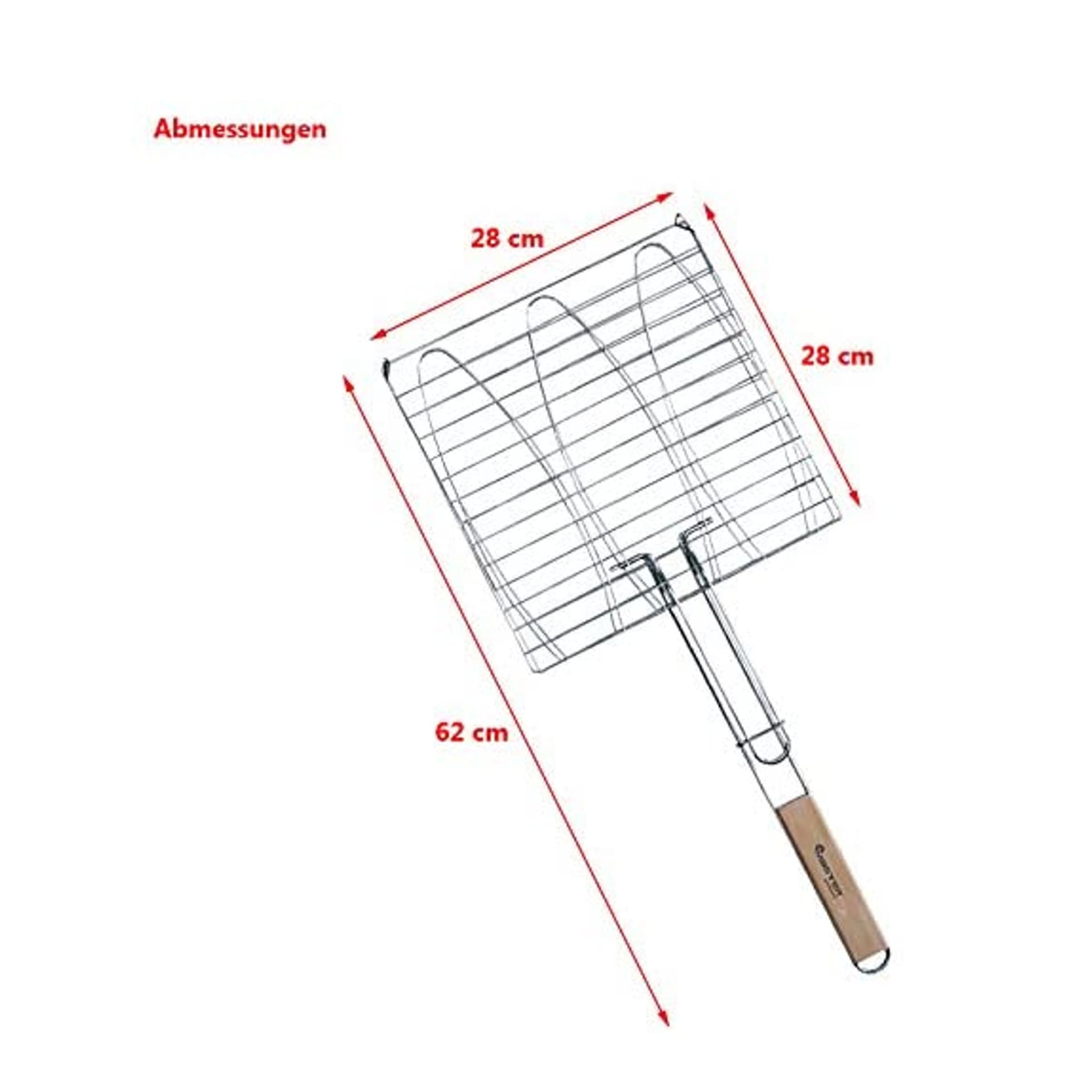 

Ruszt do pieczenia ryb potrójny Master Grill MG282