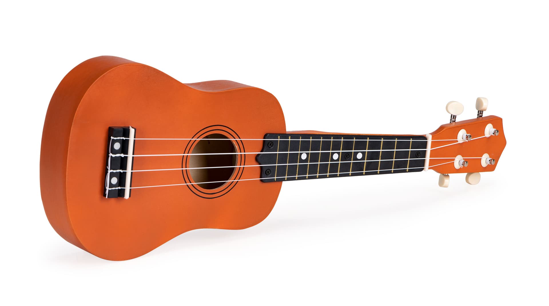 

Gitara ukulele dla dzieci drewniana 4 struny nylonowe ECOTOYS