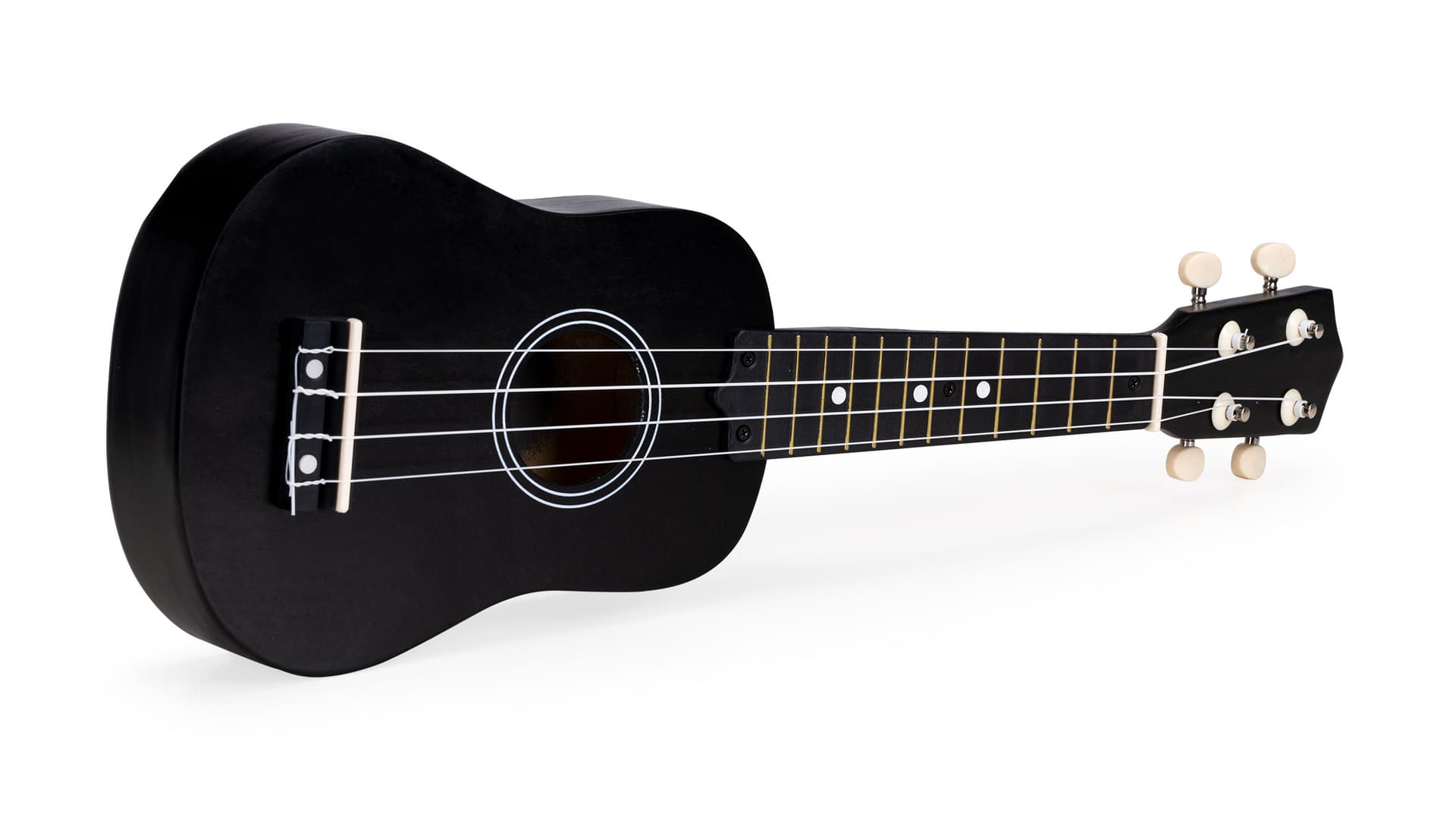 

Gitara ukulele dla dzieci drewniana 4 struny nylonowe ECOTOYS