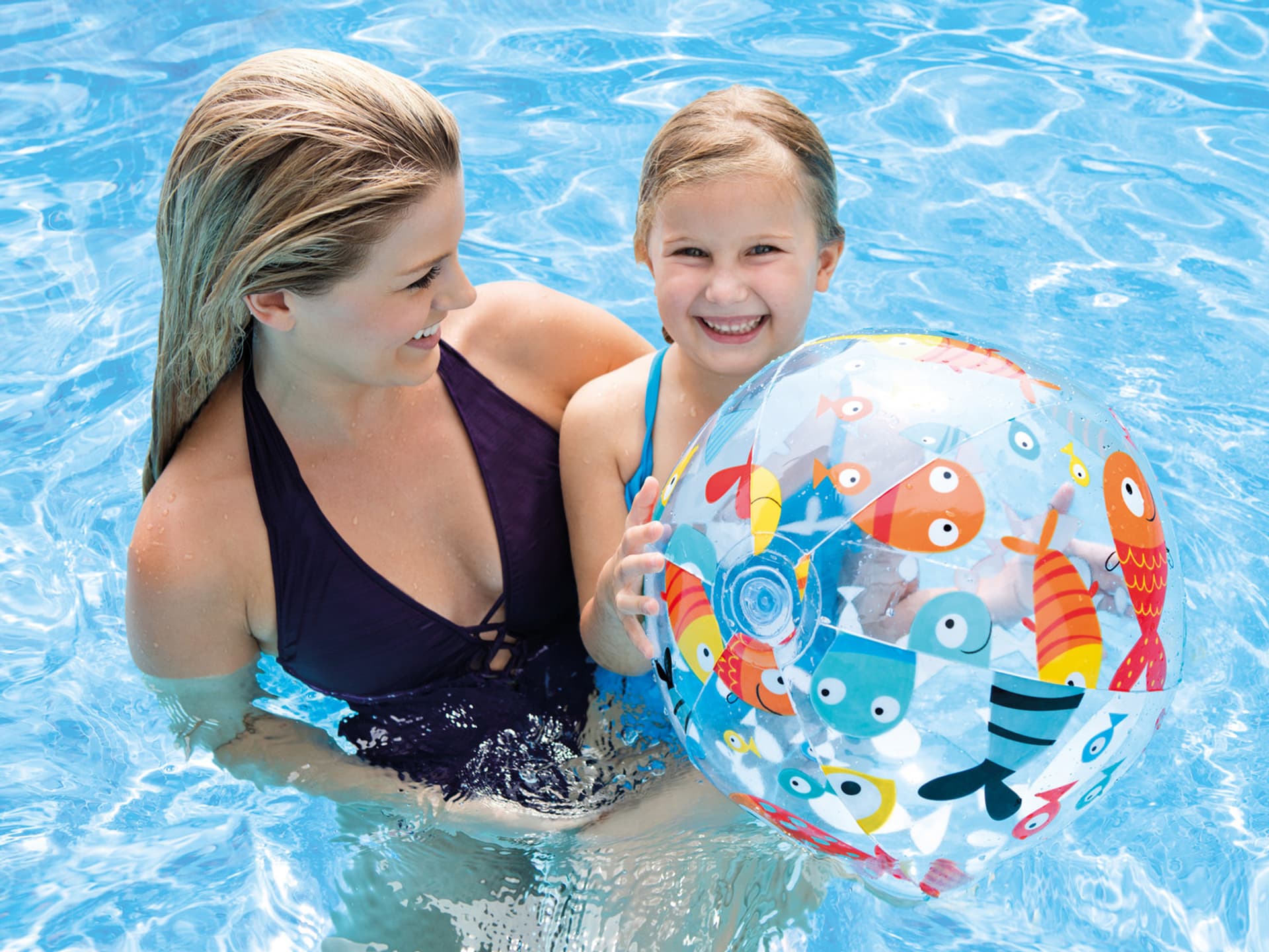 

Dmuchana piłka plażowa 51cm Ryby - INTEX 59040