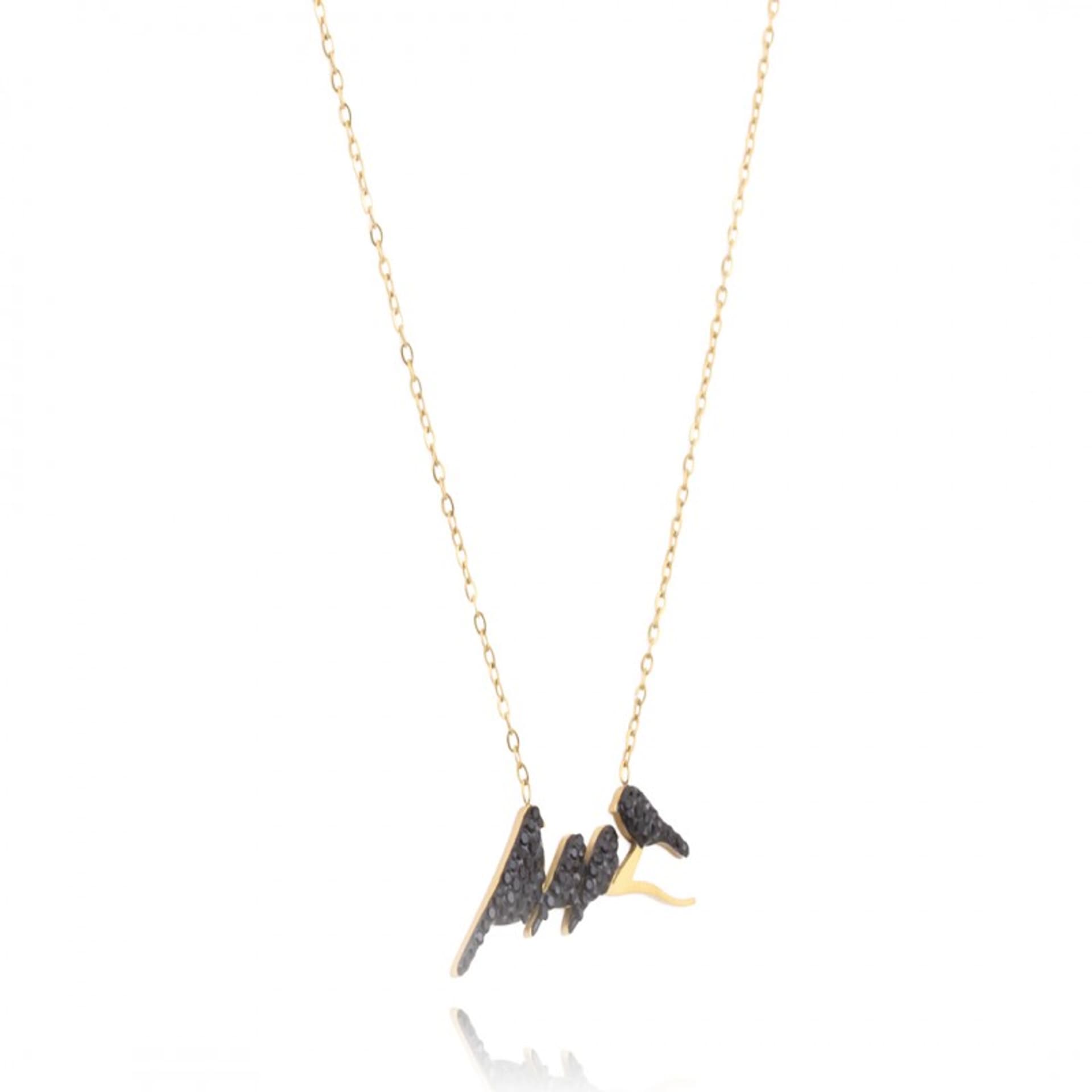 

Naszyjnik stal chirurgiczna pozłacana 14k gold NST1398