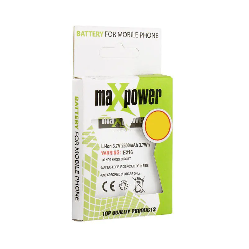 

Bateria do NOKIA LUMIA 810 1750 mAh Li-Ion Maxpower