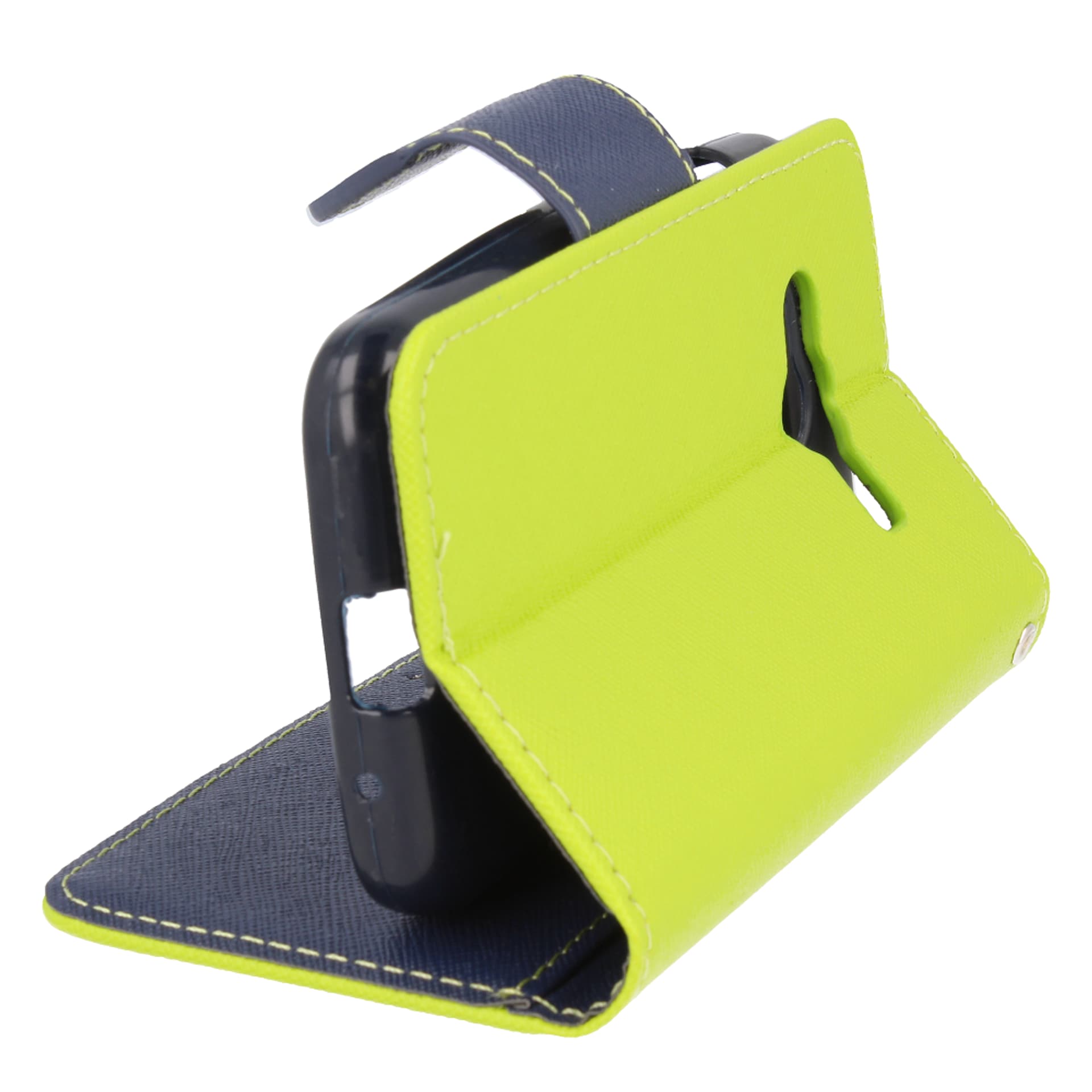 

Etui portfel Fancy ALCATEL PIXI 4 limonkowe
