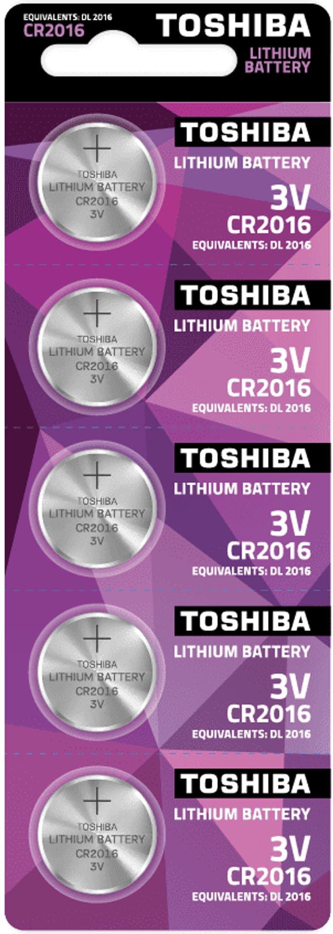 

BATERIA TOSHIBA LITOWA CR2016 3V 5SZT