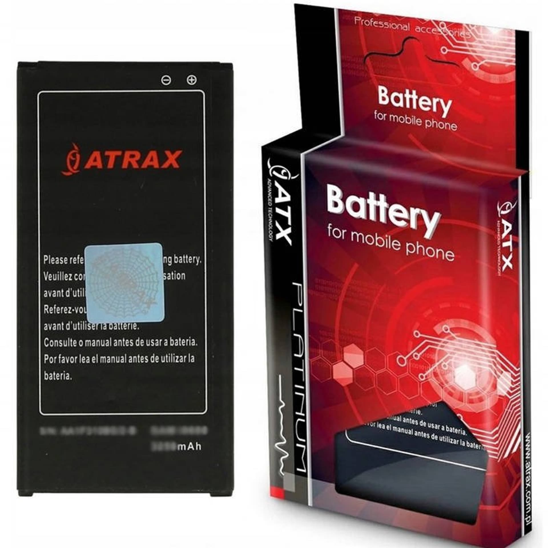 

Bateria do IPHONE 4G 1700 mAh Li-Ion ATX