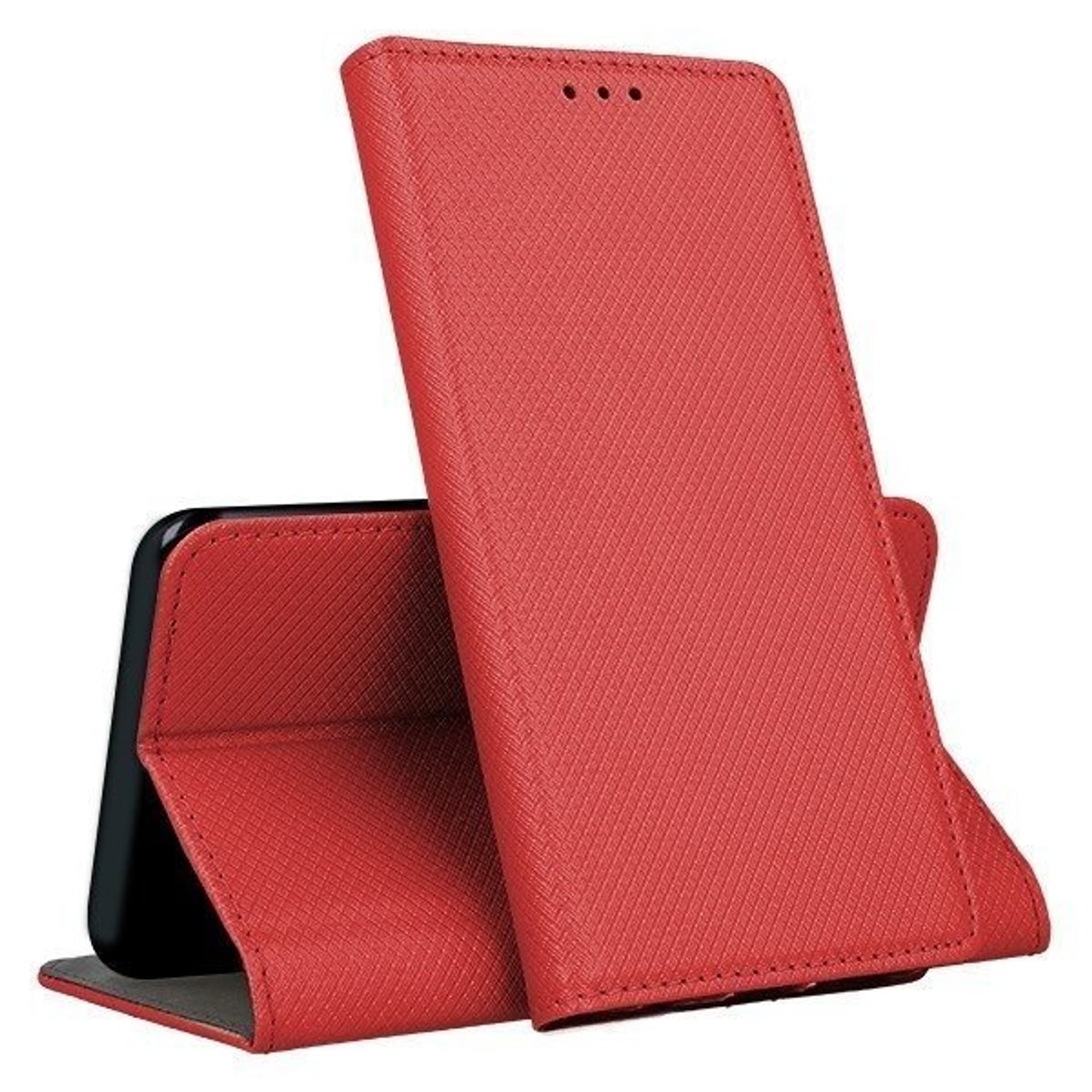 

Etui portfel Flip Magnet HUAWEI Y6 2019 czerwone