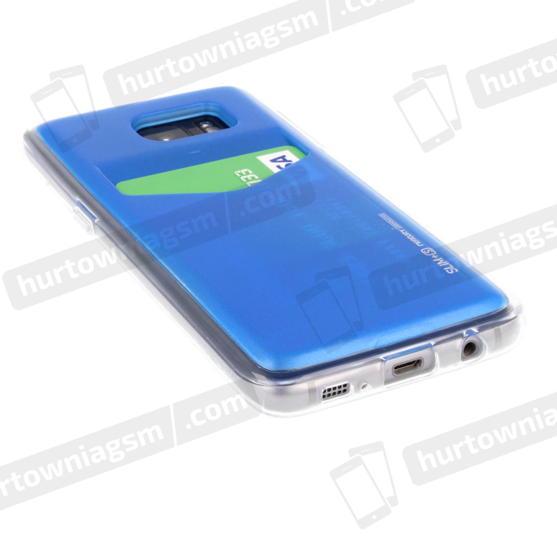 

ETUI SLIM PLUS S NEW SAMSUNG I9500 S4 NIEBIESKIE