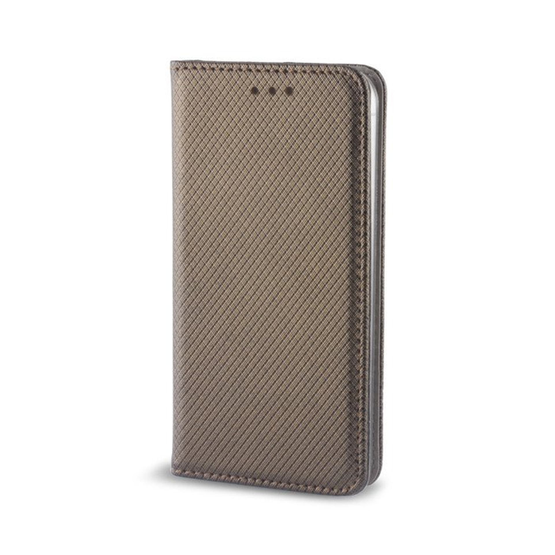 

Etui Flip Magnet ZTE A510 czarno- złoty
