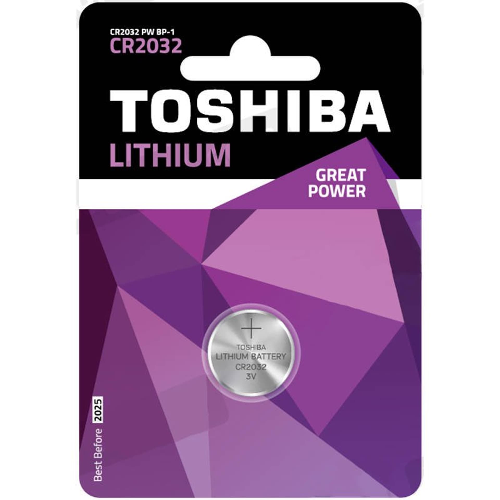 

Bateria CR2032 3V 1 sztuka Toshiba Litowa