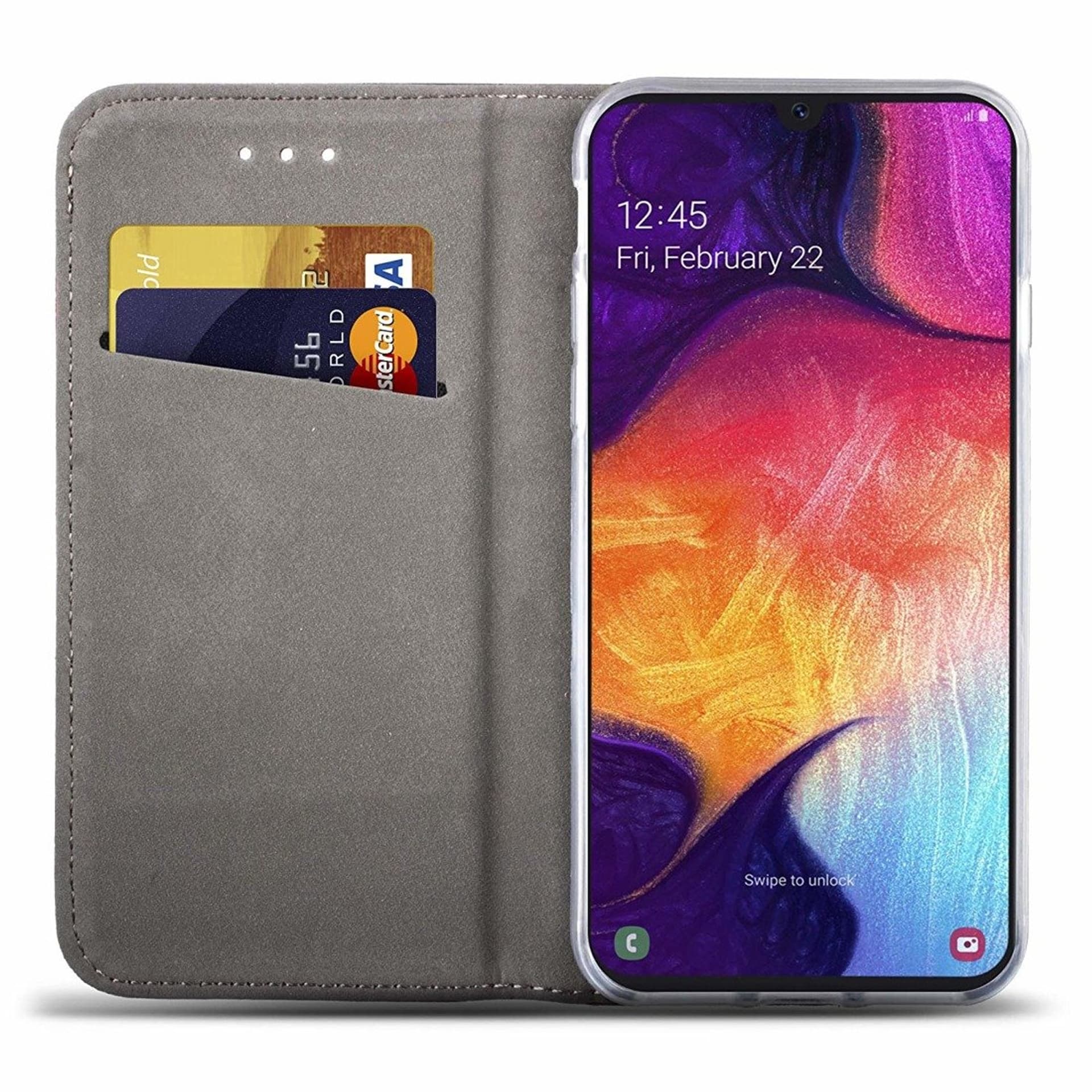 

Etui portfel Flip Magnet SAMSUNG GALAXY A10 czerwone