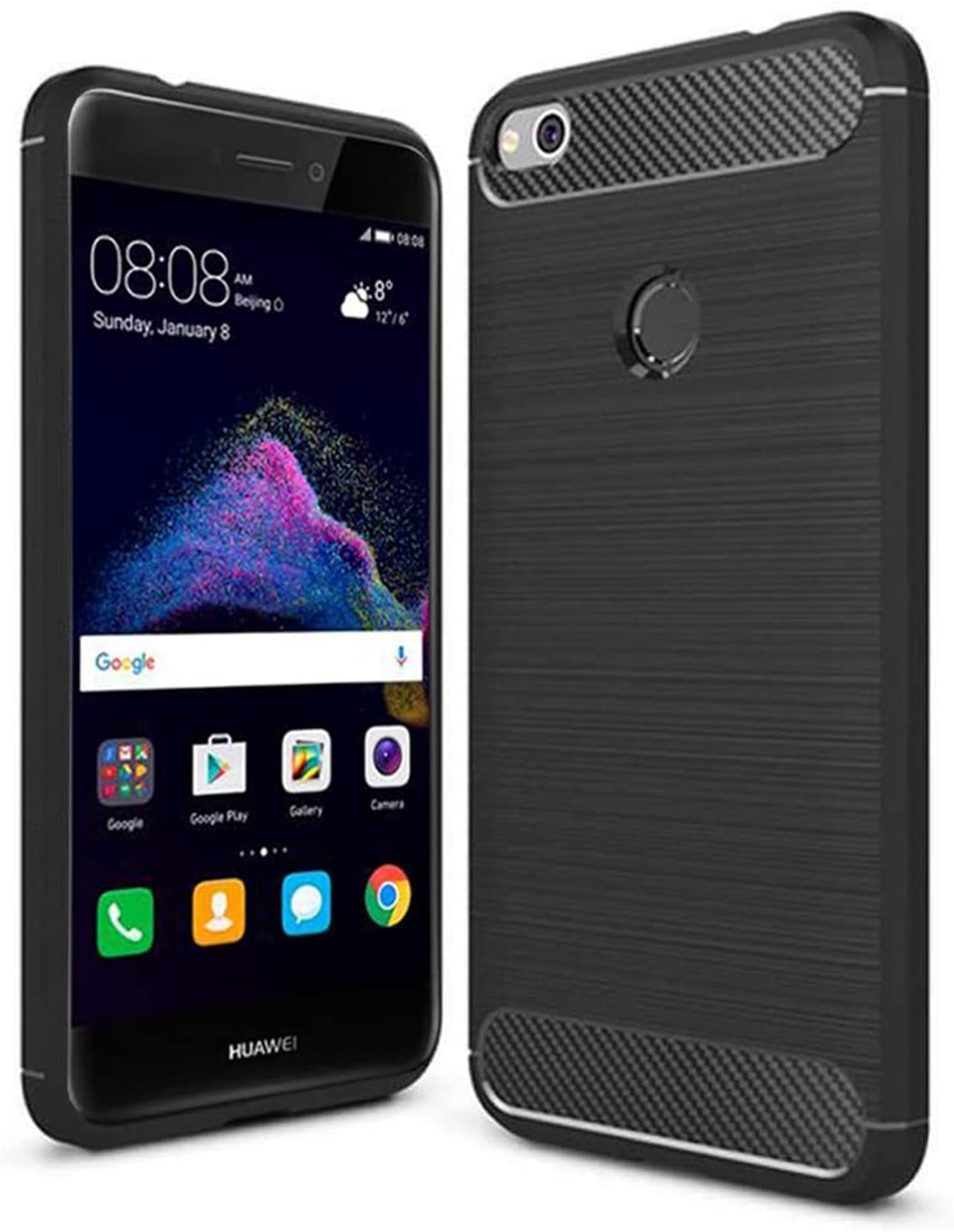 

Etui HUAWEI P8 LITE 2017 Nexeri Carbon Pancerne czarne