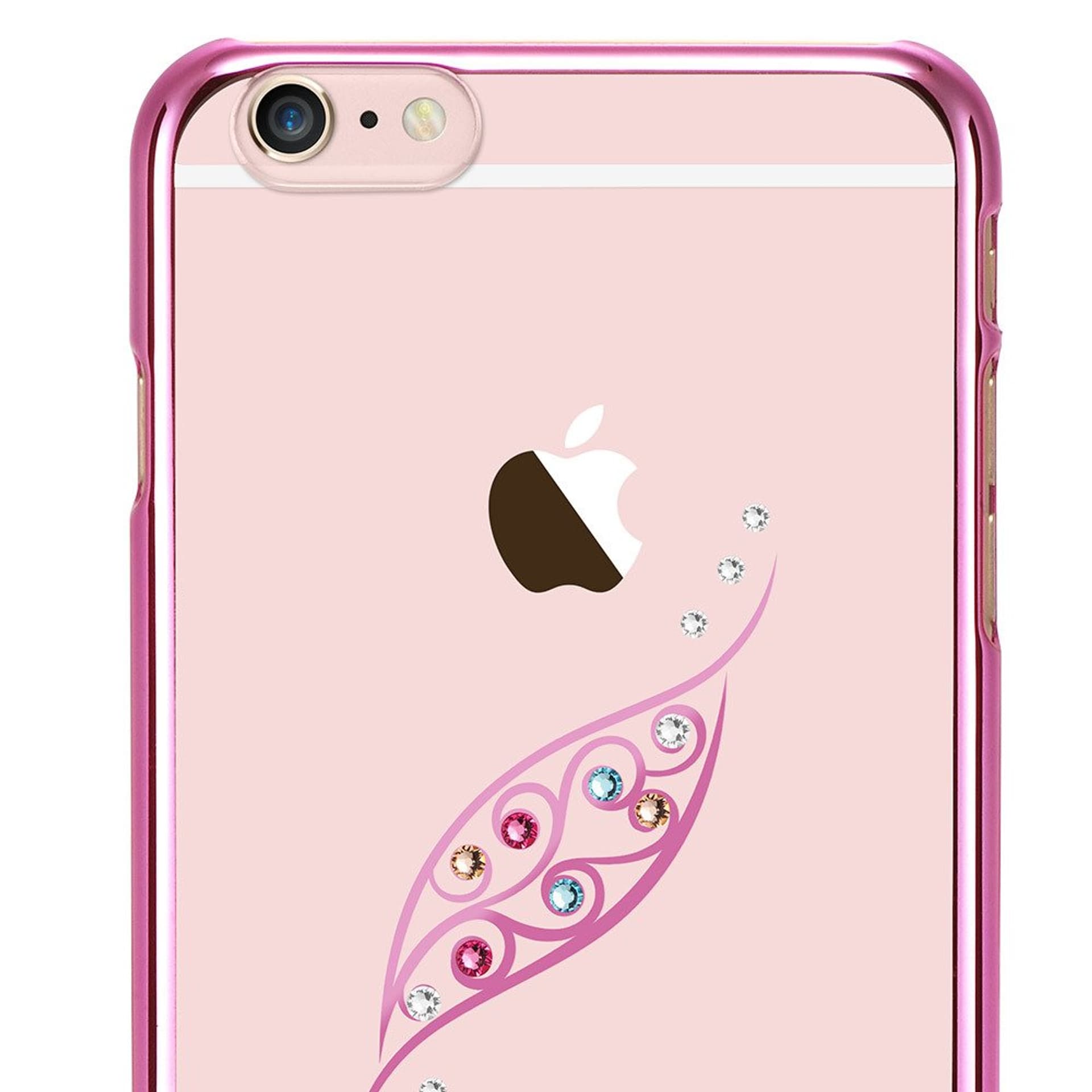 

Etui X-FITTED Swarovski IPHONE 6+ Leaf różowe PPJYP