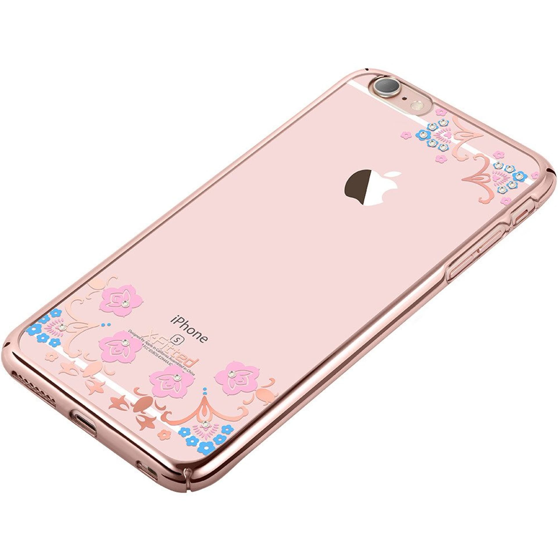

Etui X-FITTED Swarovski IPHONE 6+ Luckyflower jasno różowe PPXHP