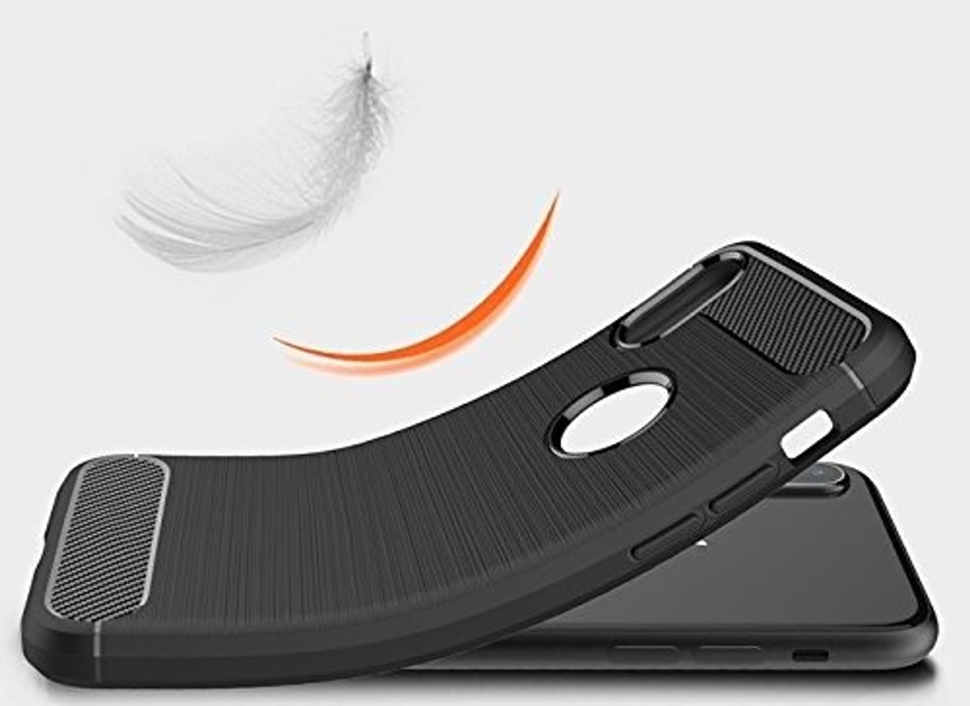 

Etui IPHONE X Nexeri Carbon Pancerne czarne