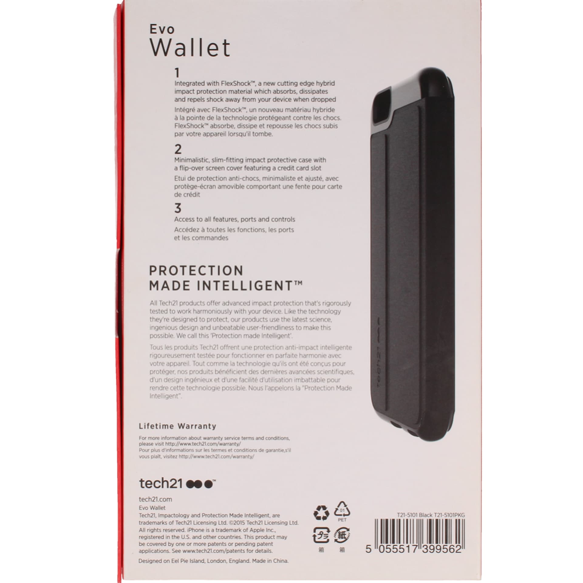 

Etui portfel 2w1 TECH21 evo Iphone 6+ 6s+
