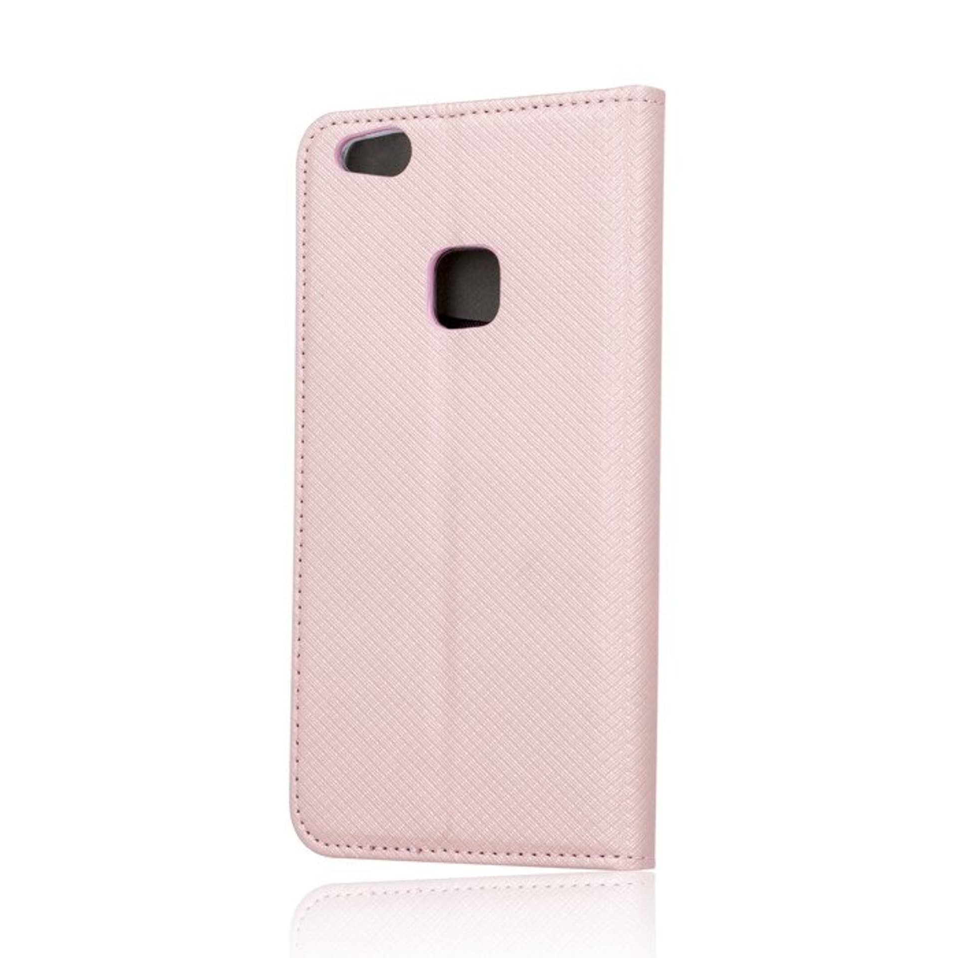 

Etui Flip Magnet HUAWEI P8 LITE 2017 jasny różowy