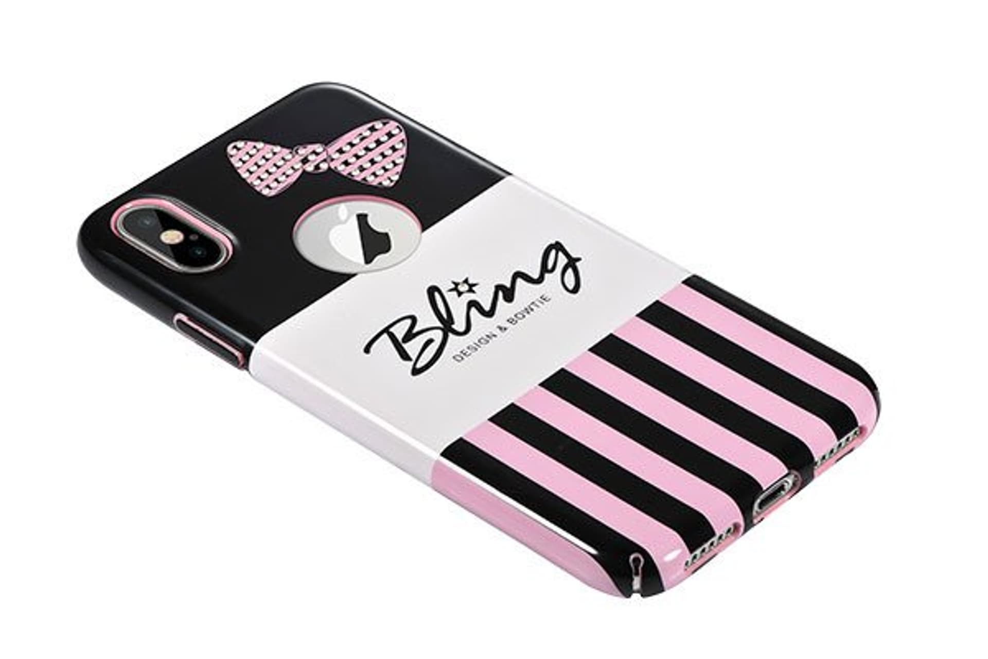 

Etui X-FITTED metal Bownknot IPHONE X STRIP BLING SECRET P8JST