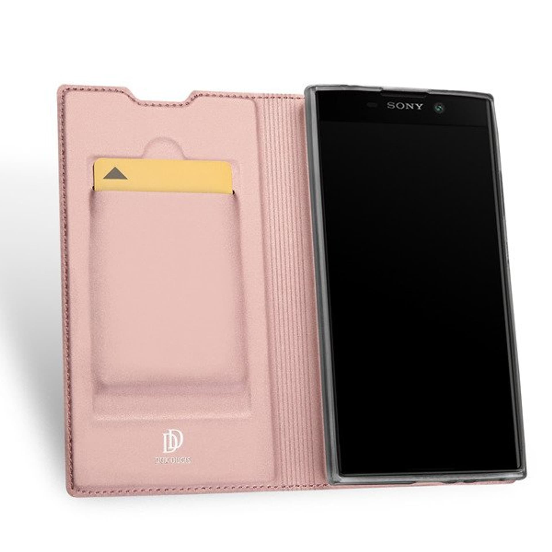 

Etui portfel Dux Ducis skin leather Sony L2 jasny róż