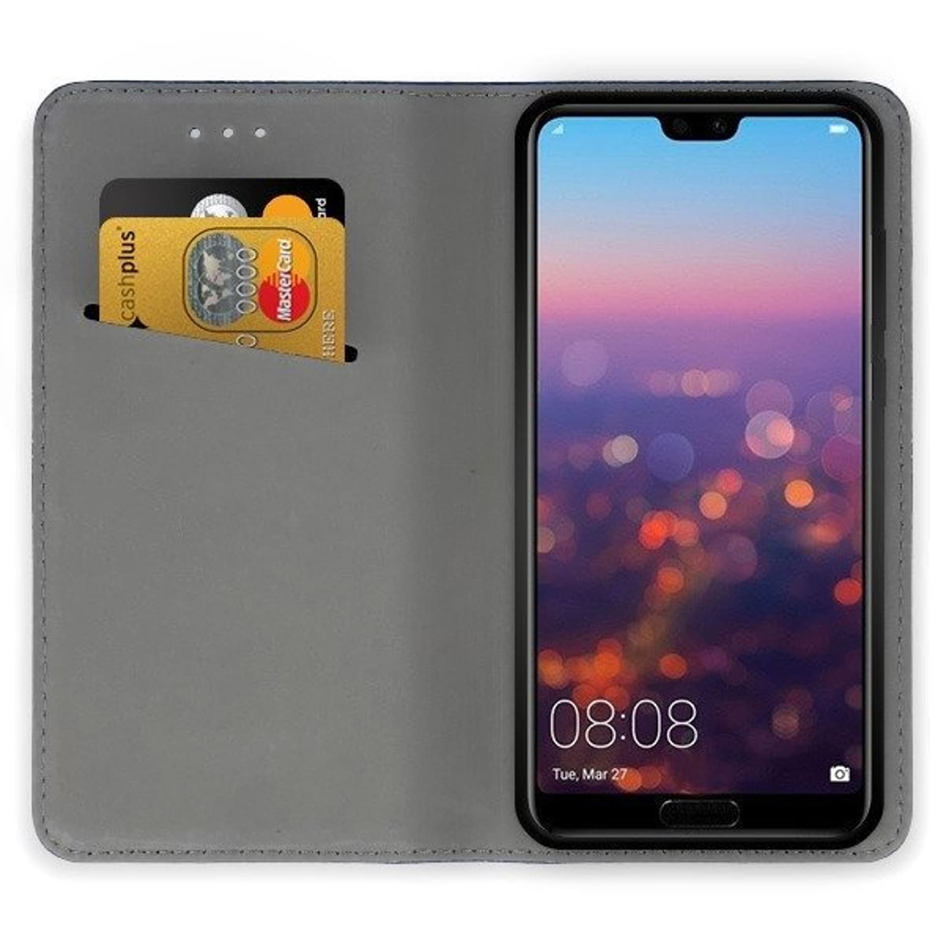 

Etui portfel flip magnet HUAWEI P20 czarny