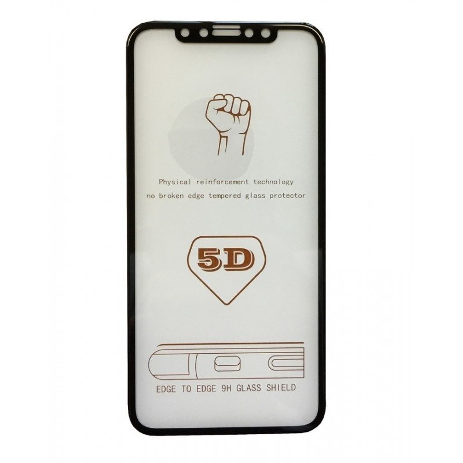 

Hartowane szkło 5D SAMSUNG S9 czarne full glue