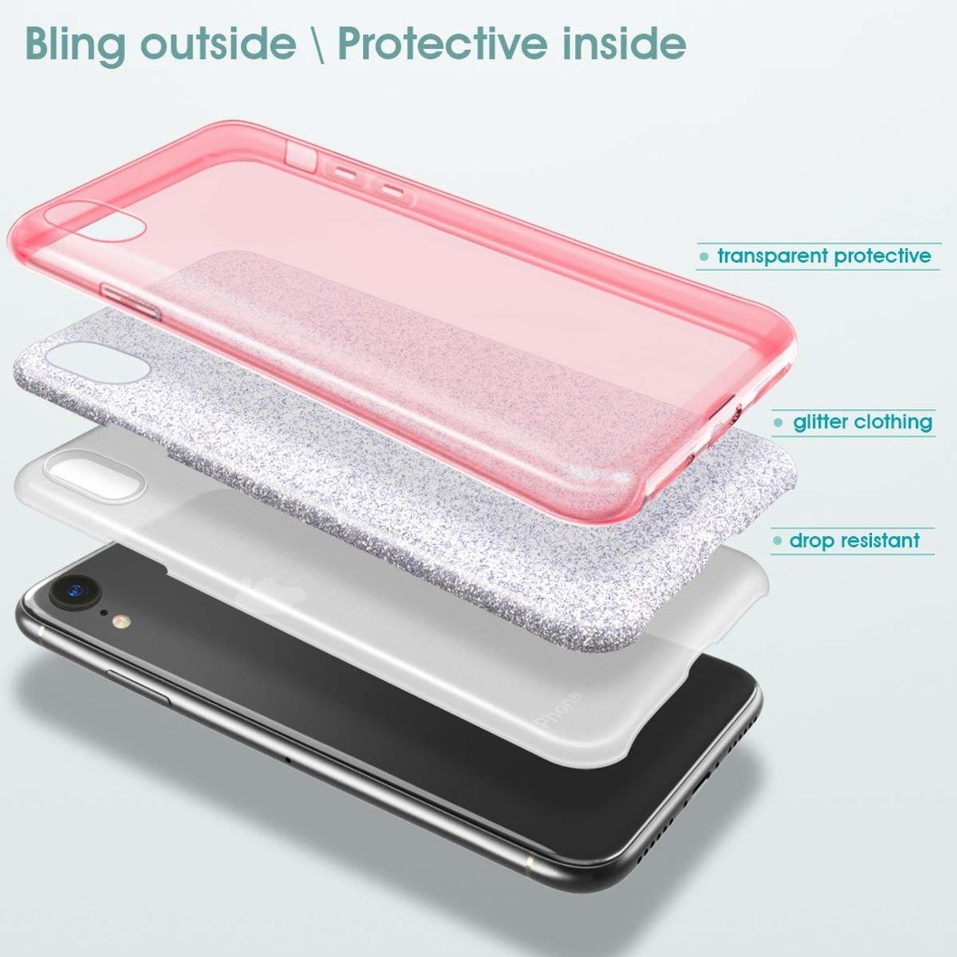 

Etui Brokat Glitter SAMSUNG GALAXY A70 różowe