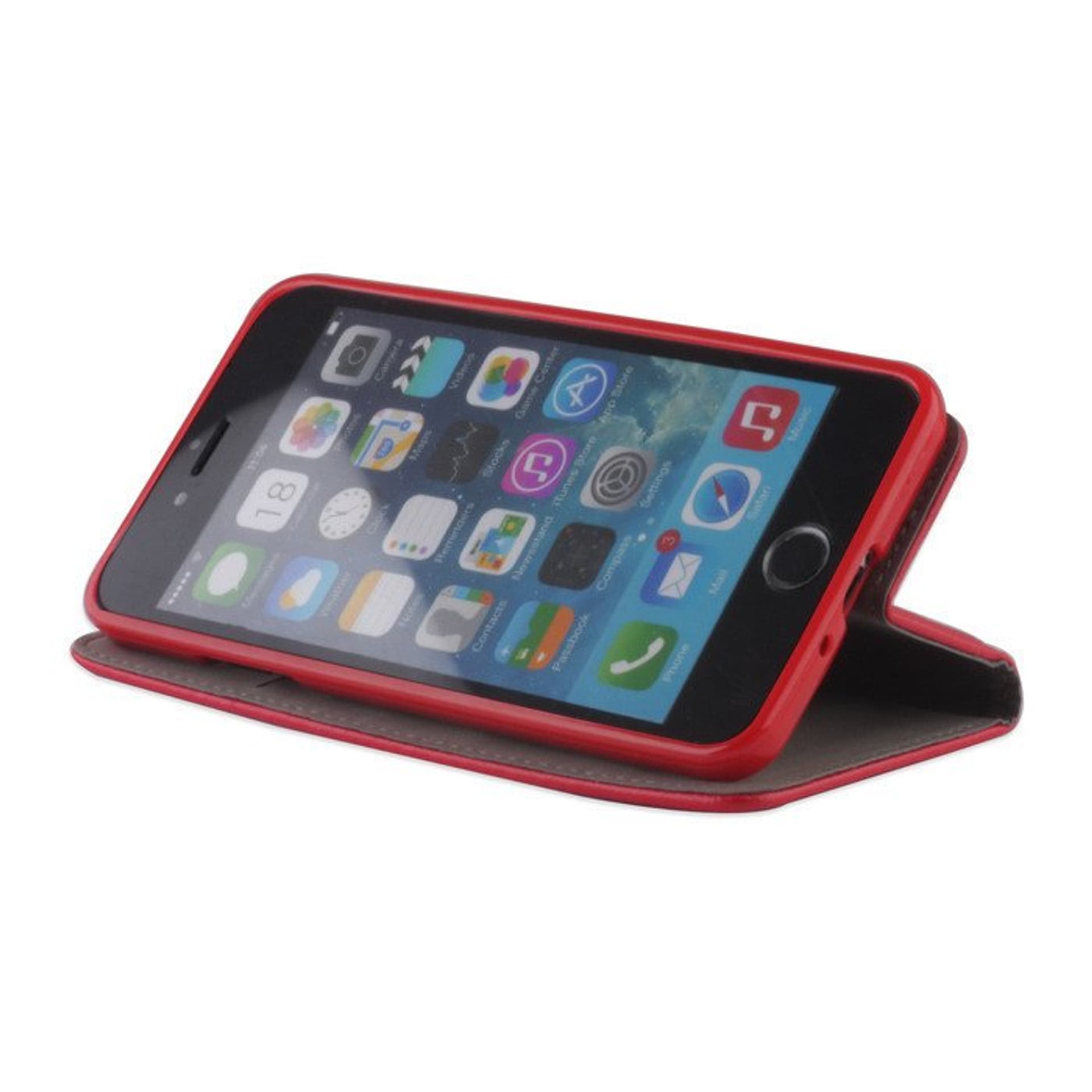 

Etui portfl Flip Magnet HUAWEI Y5 2018 czerwone