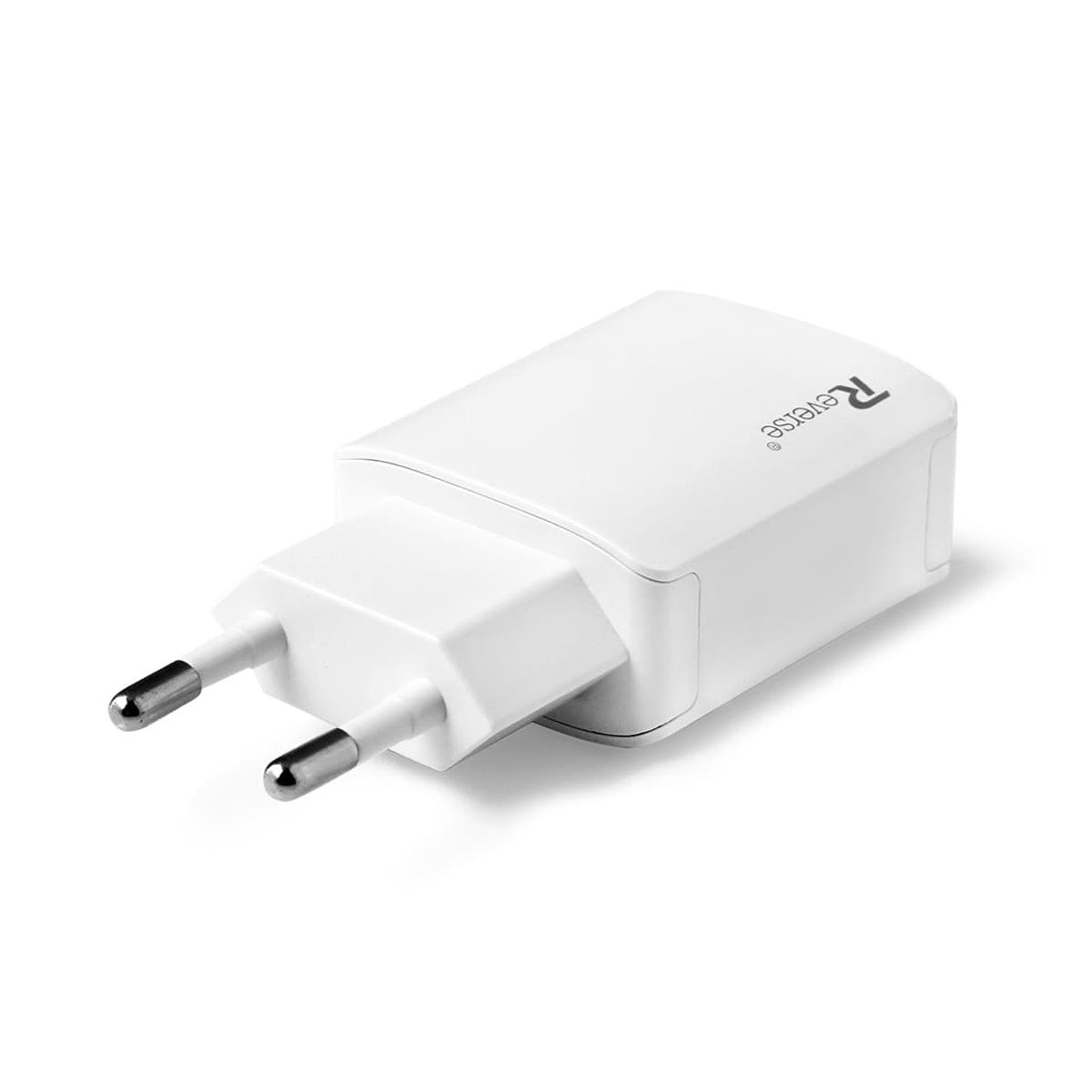 

Ładowarka sieciowa Reverse Micro USB 2A 2XUSB+KAB 1M U21 biała