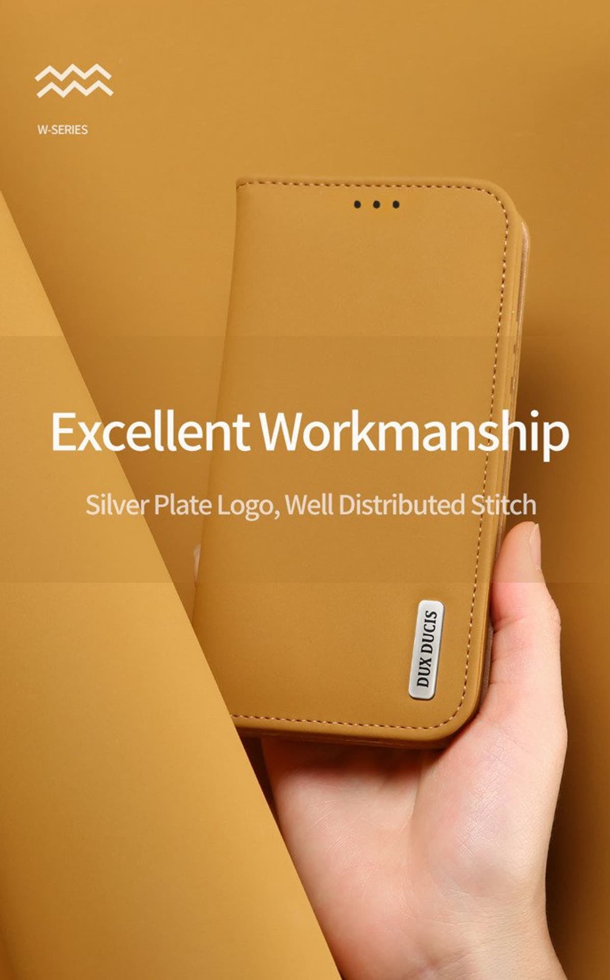 

Etui Dux Ducis Wish Leather Huawei Mate 10 brązowe